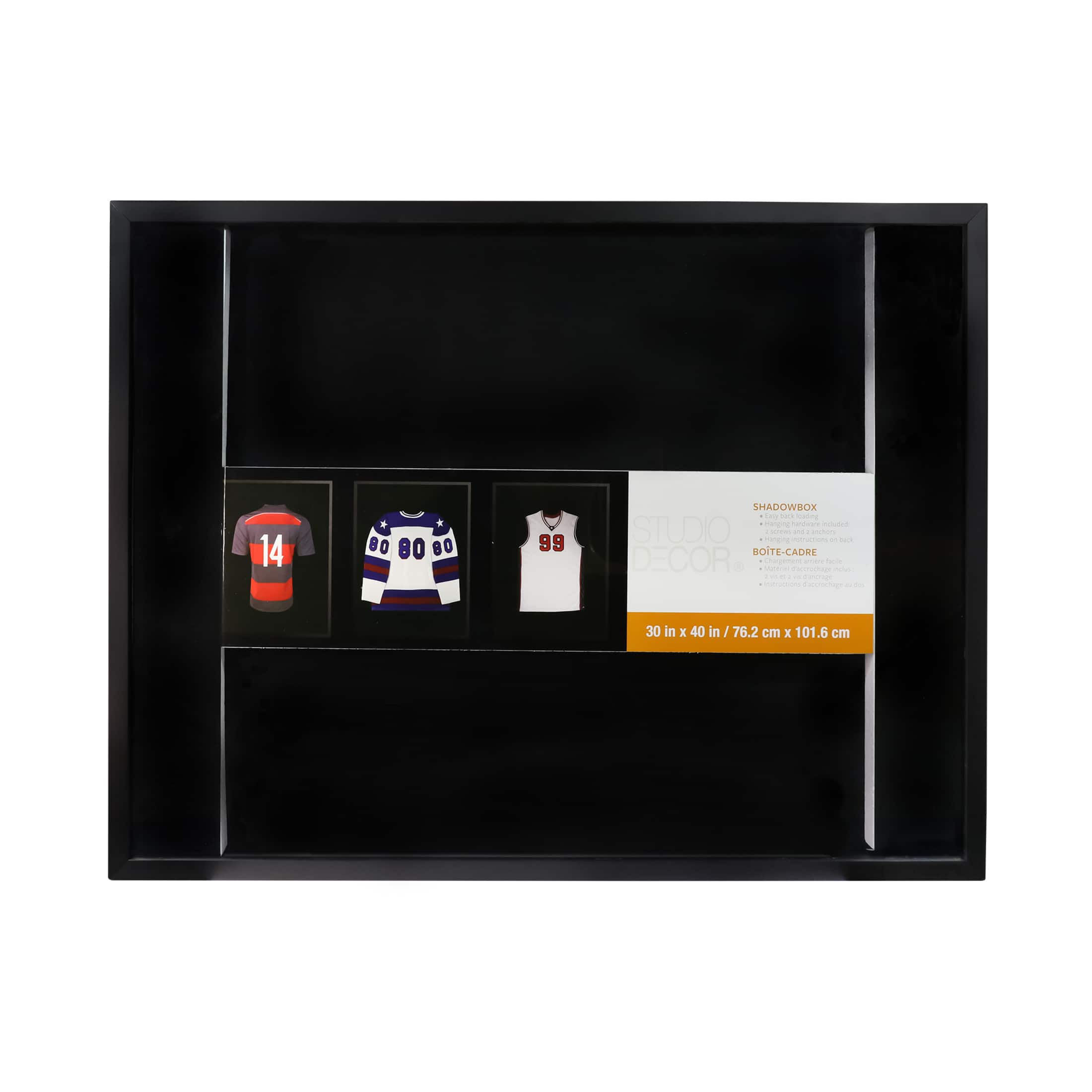 30" x 40" Black Large Shadow Box by Studio Décor®