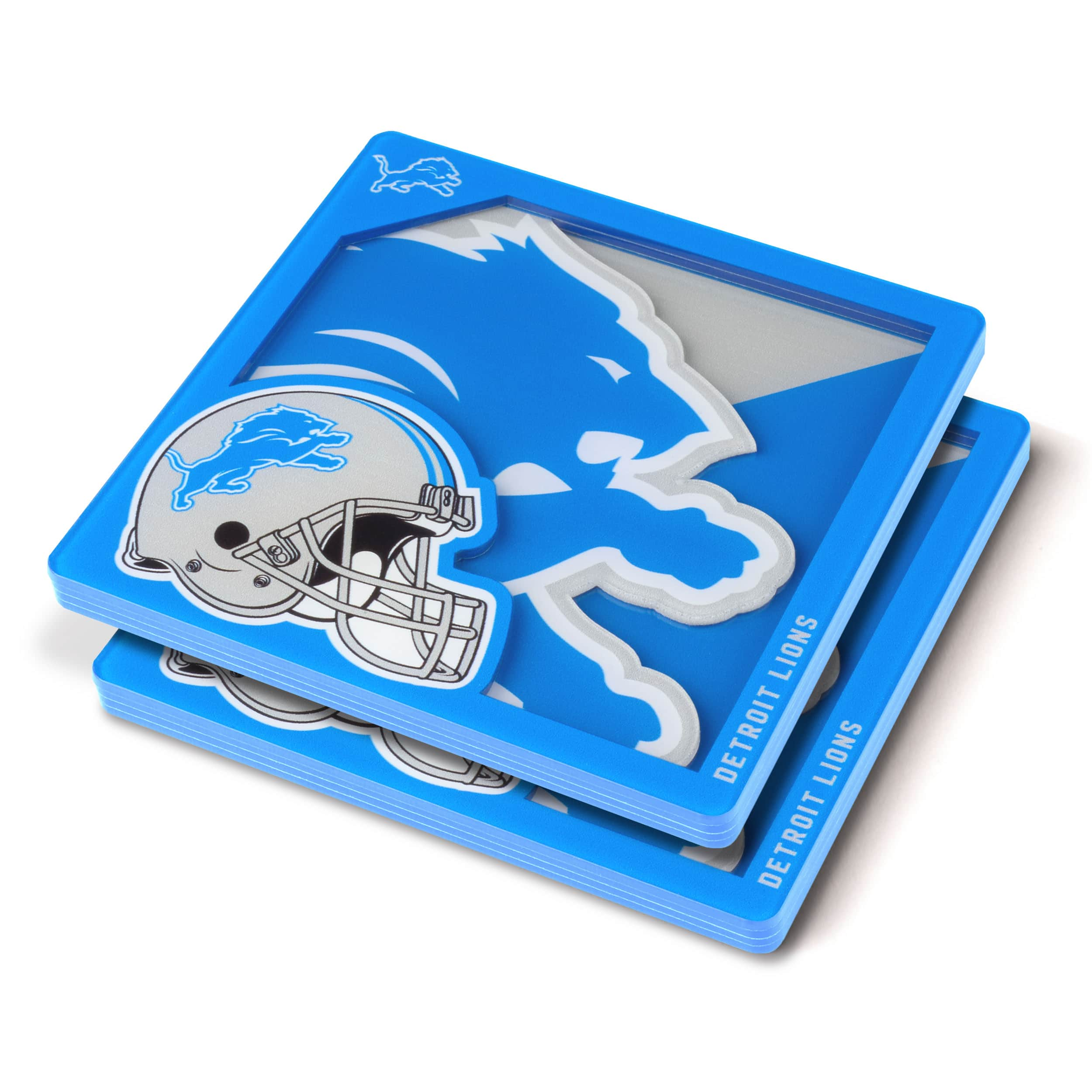 NFL 3D Logo Series Coaster Set