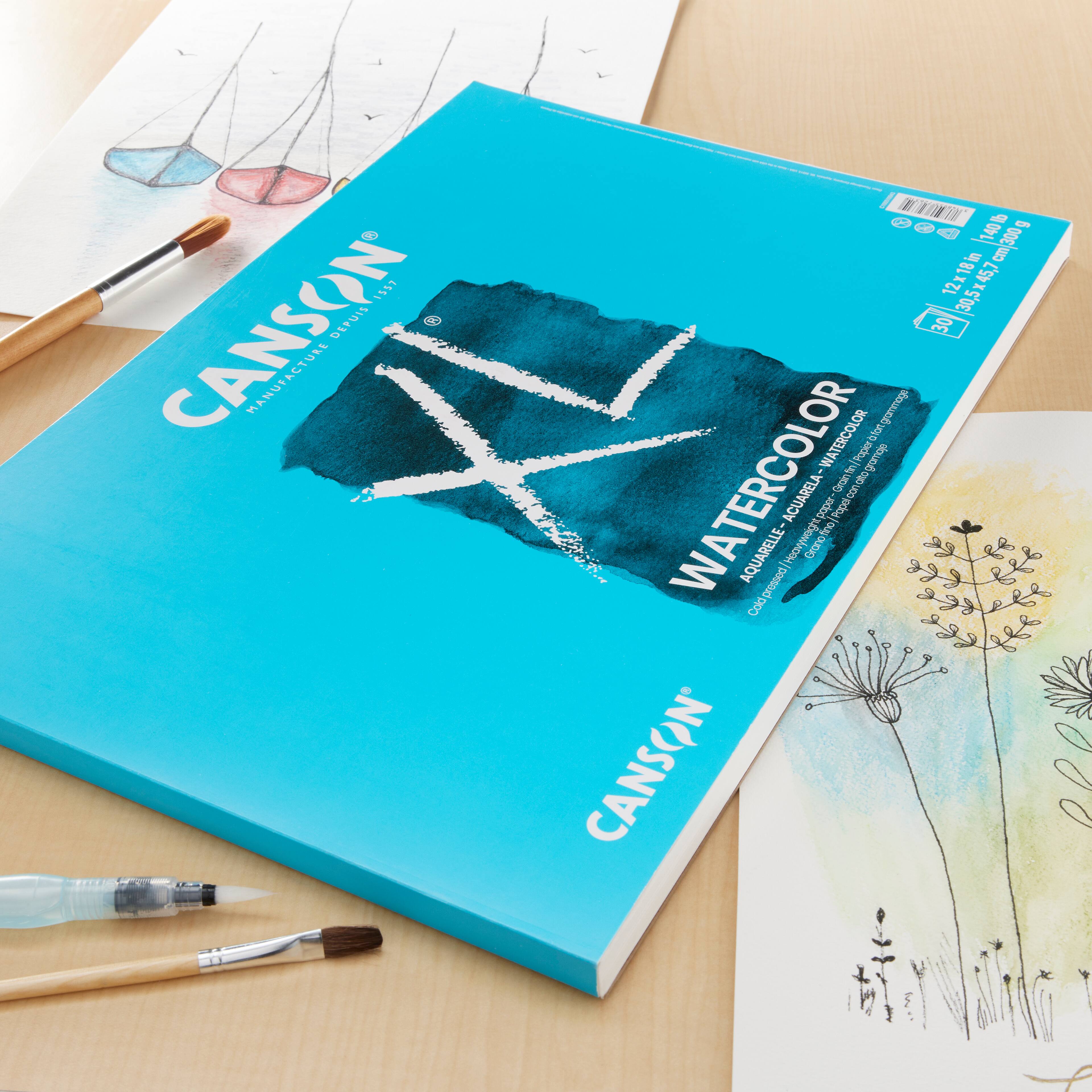 6 Pack: Canson® XL® Hardcover Watercolor Pad, 5.5 x 8.5