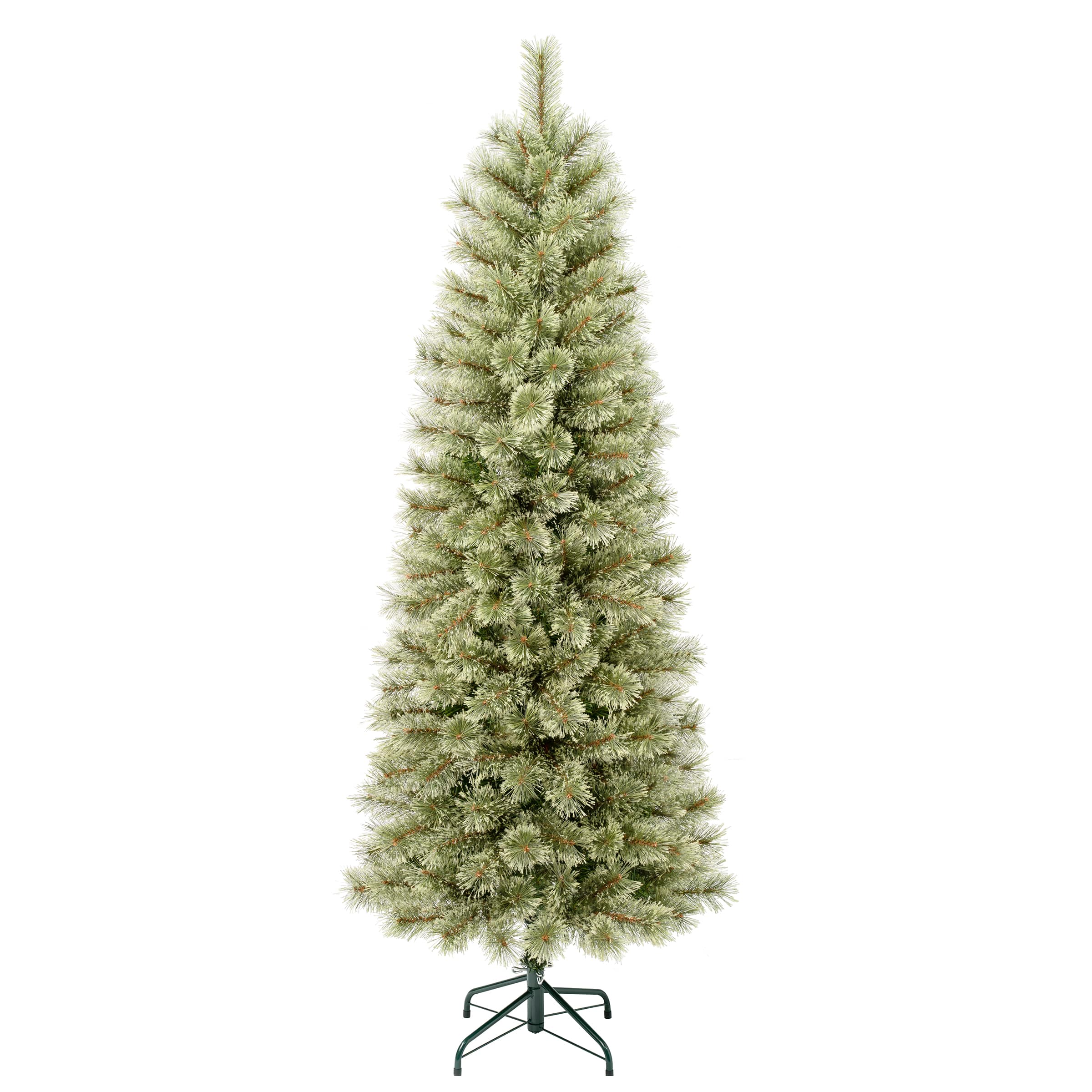 6ft. Unlit Artificial Arcadia Pine Cashmere Christmas Hinged Tree 