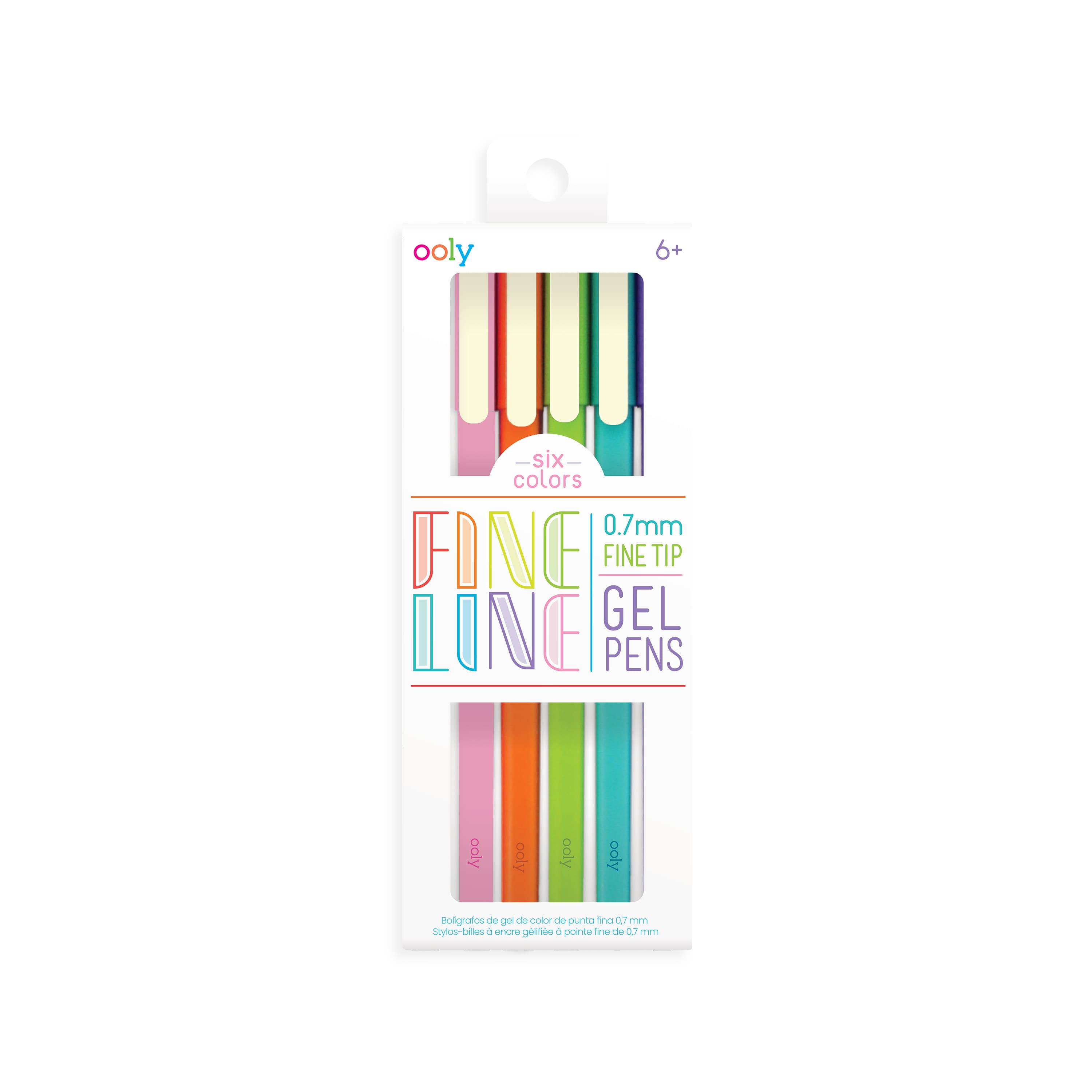 OOLY Fine Line Gel Pens, 6ct.