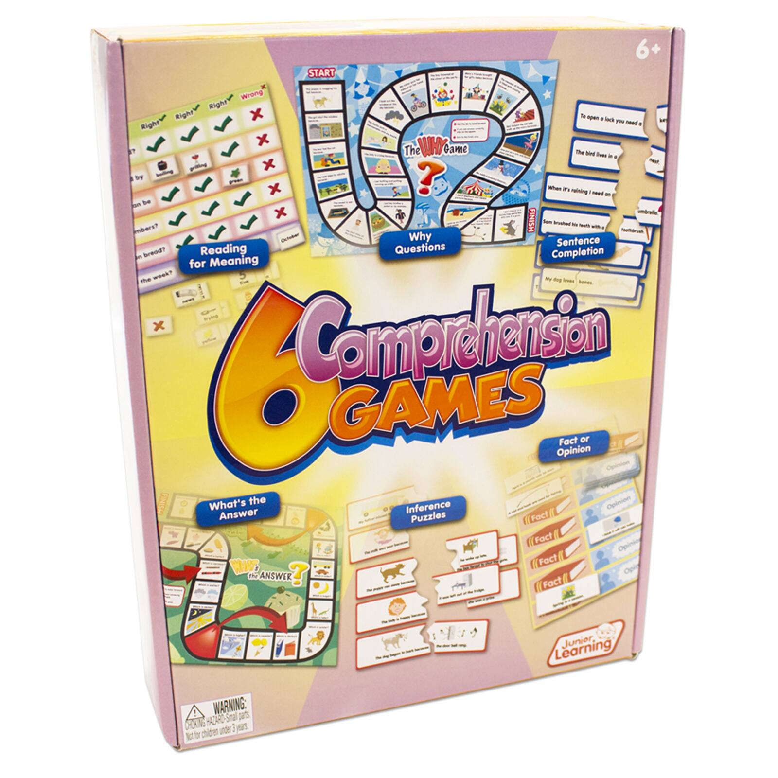 Junior Learning&#xAE; 6 Comprehension Games