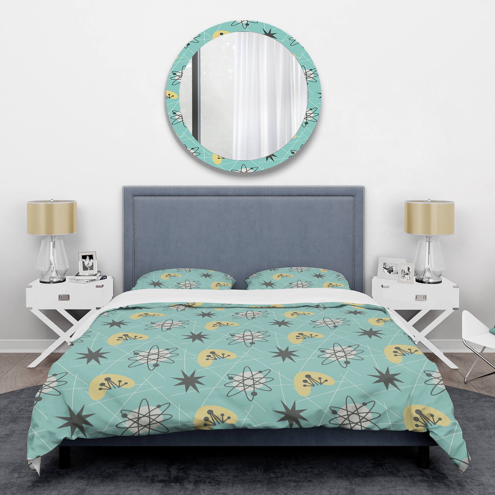 Designart &#x27;Porch &#x26; Den Cason 1950 Mid-Century Pattern Duvet Cover Set