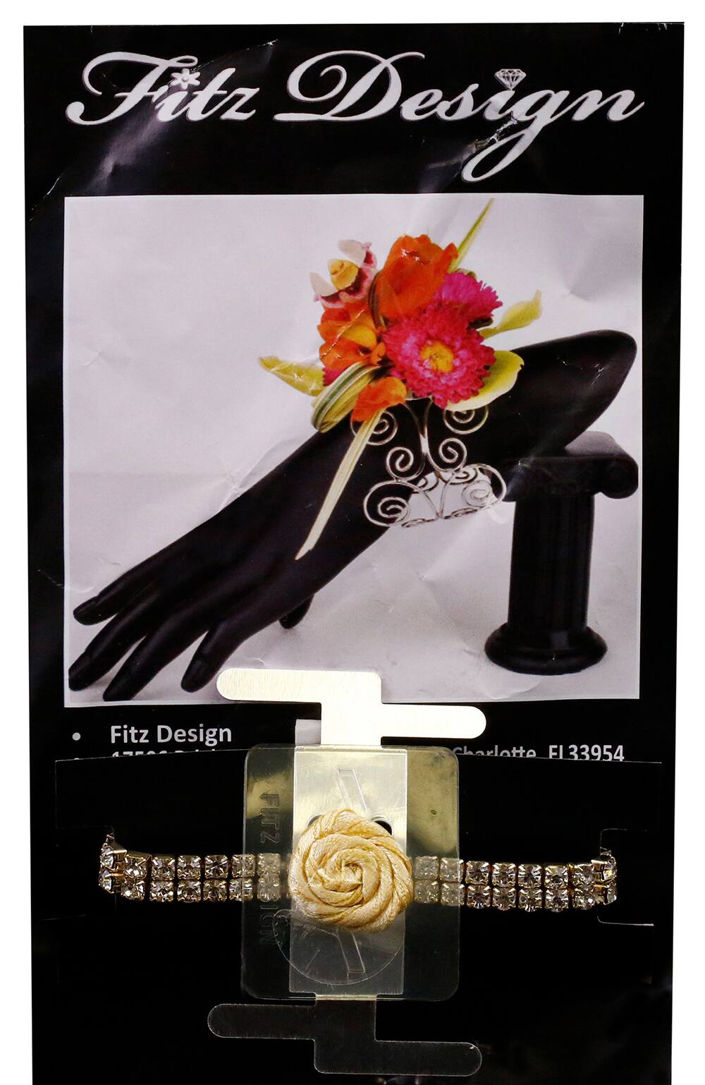 Jam Paper Sophisticated Lady Floral Bracelet