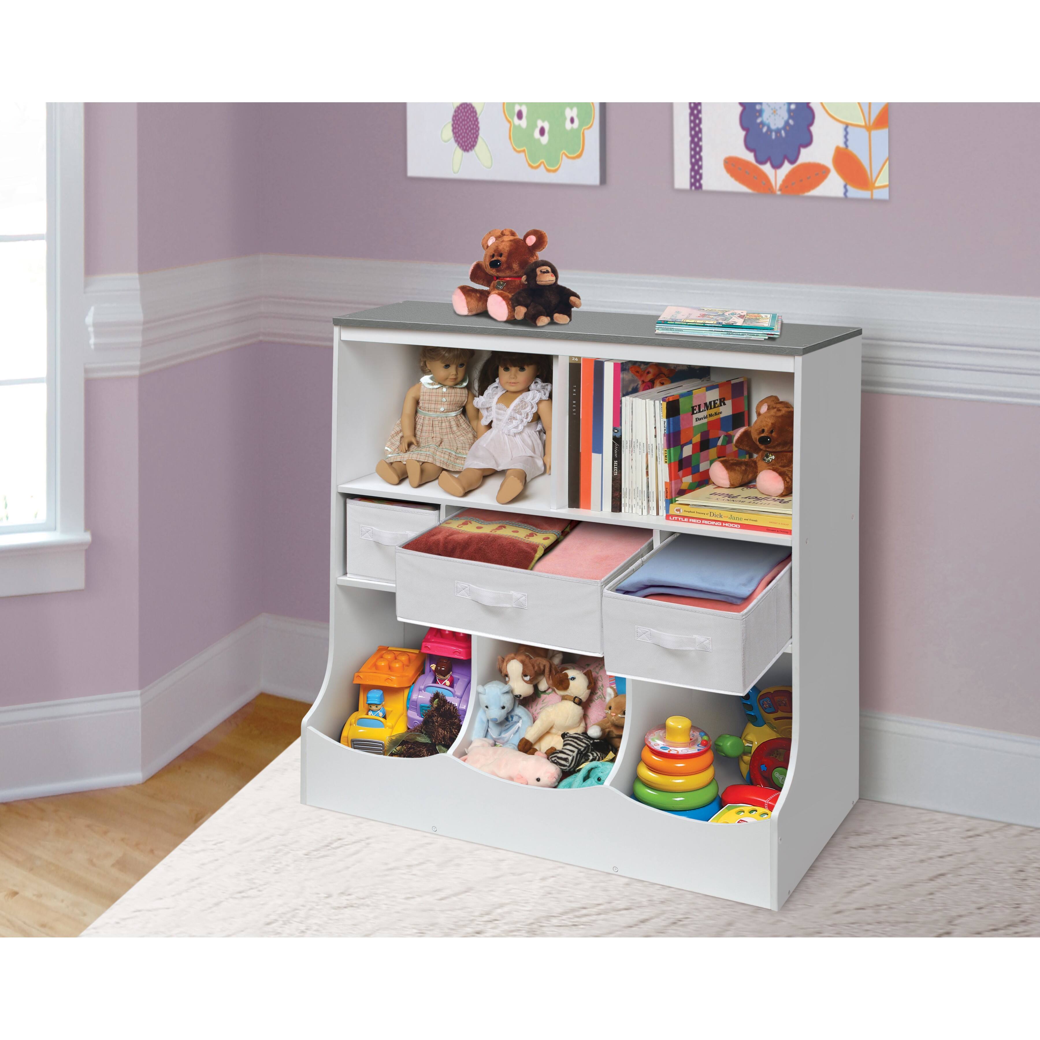 Badger Basket Combo Bin Storage Unit With Three Baskets