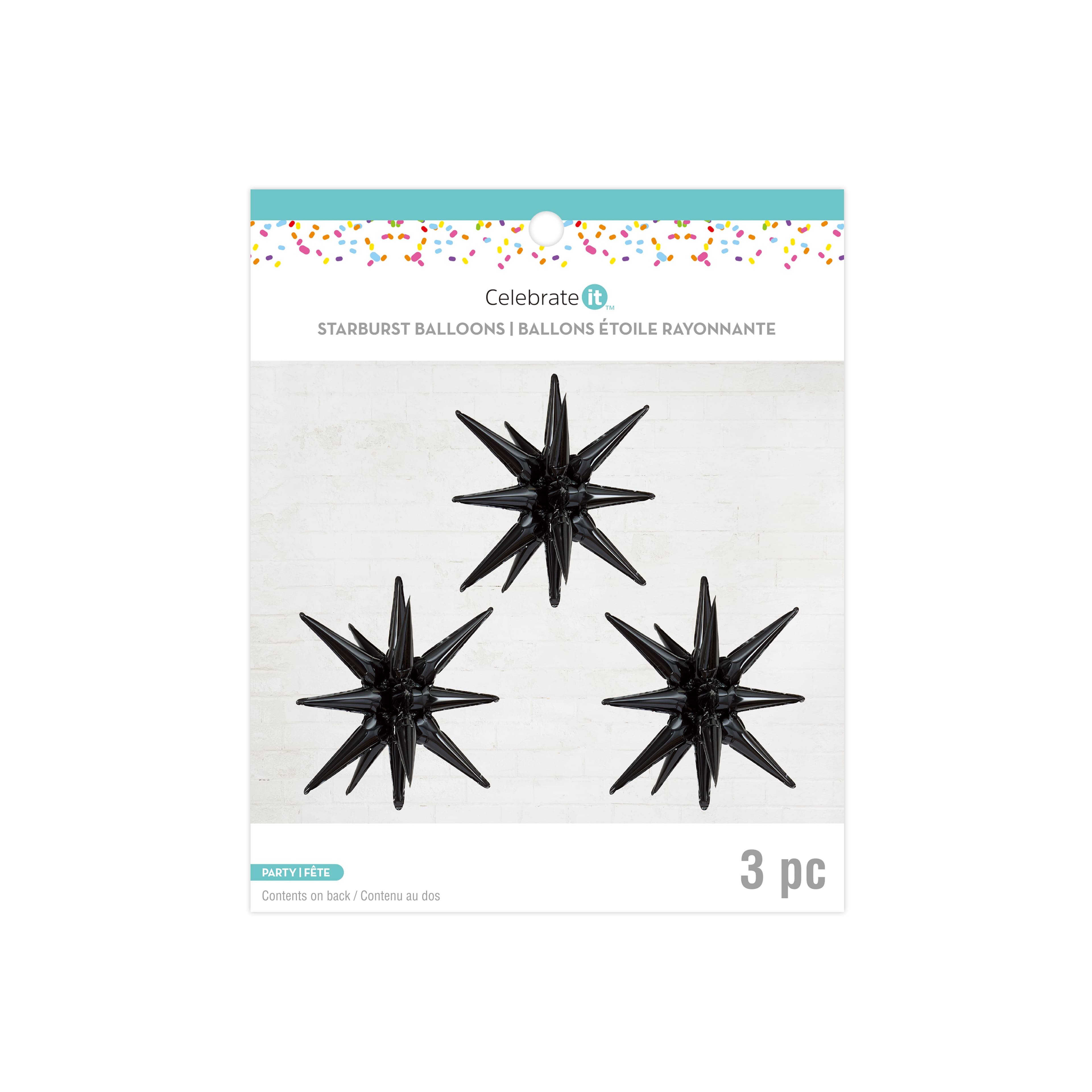 26&#x22; Starburst Foil Balloons, 3ct. by Celebrate It&#x2122;