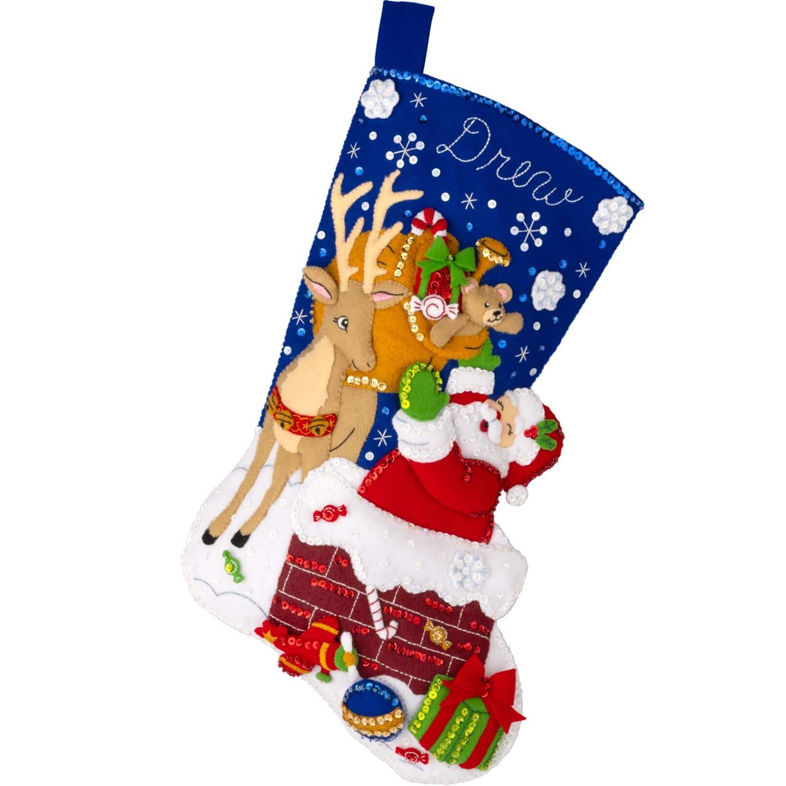 Bucilla® Santa's Toy Delivery Felt Stocking Kit