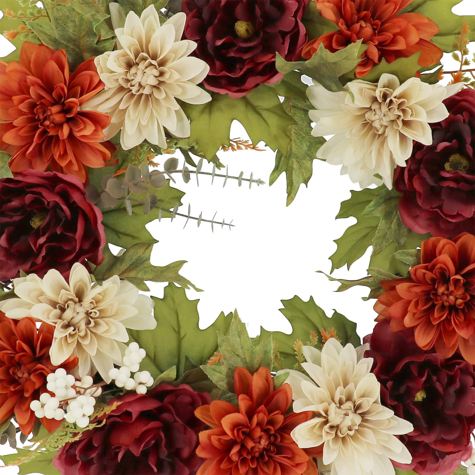 24&#x22; Dahlia &#x26; Peony Wreath by Ashland&#xAE;