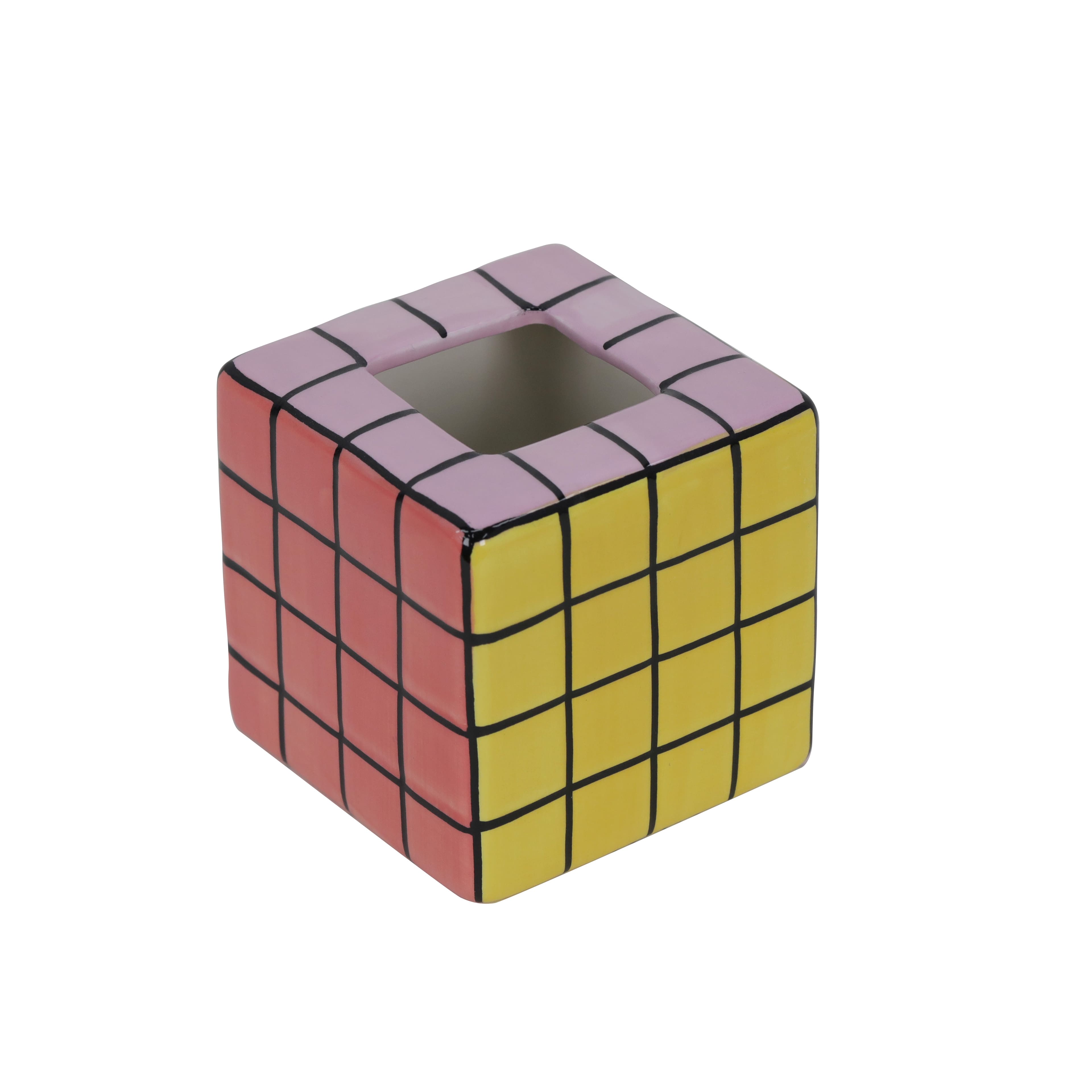 3.75&#x22; Ceramic Cube Container by Ashland&#xAE;