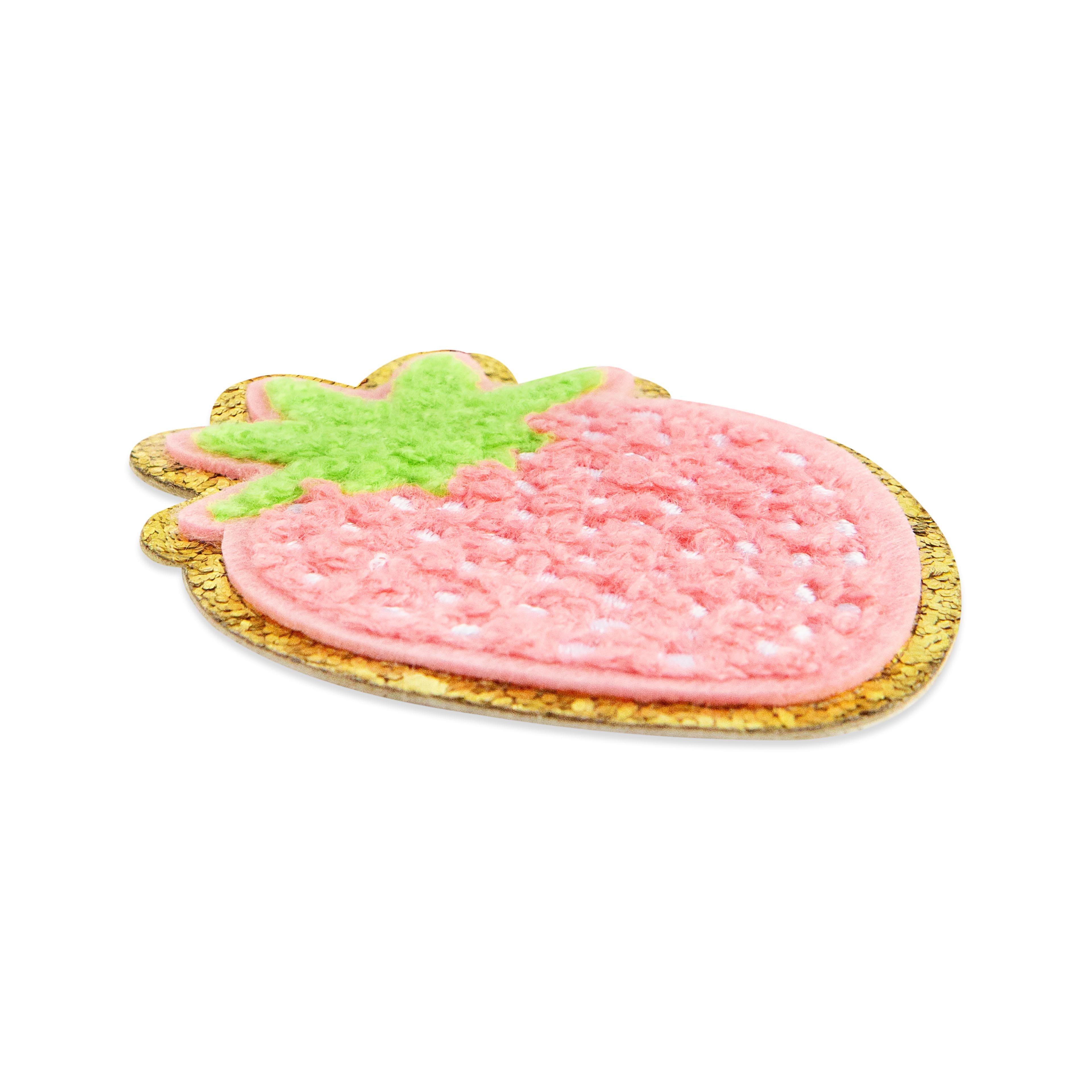 Summer Strawberry Iron On &#x26; Adhesive Patch by Make Market&#xAE;