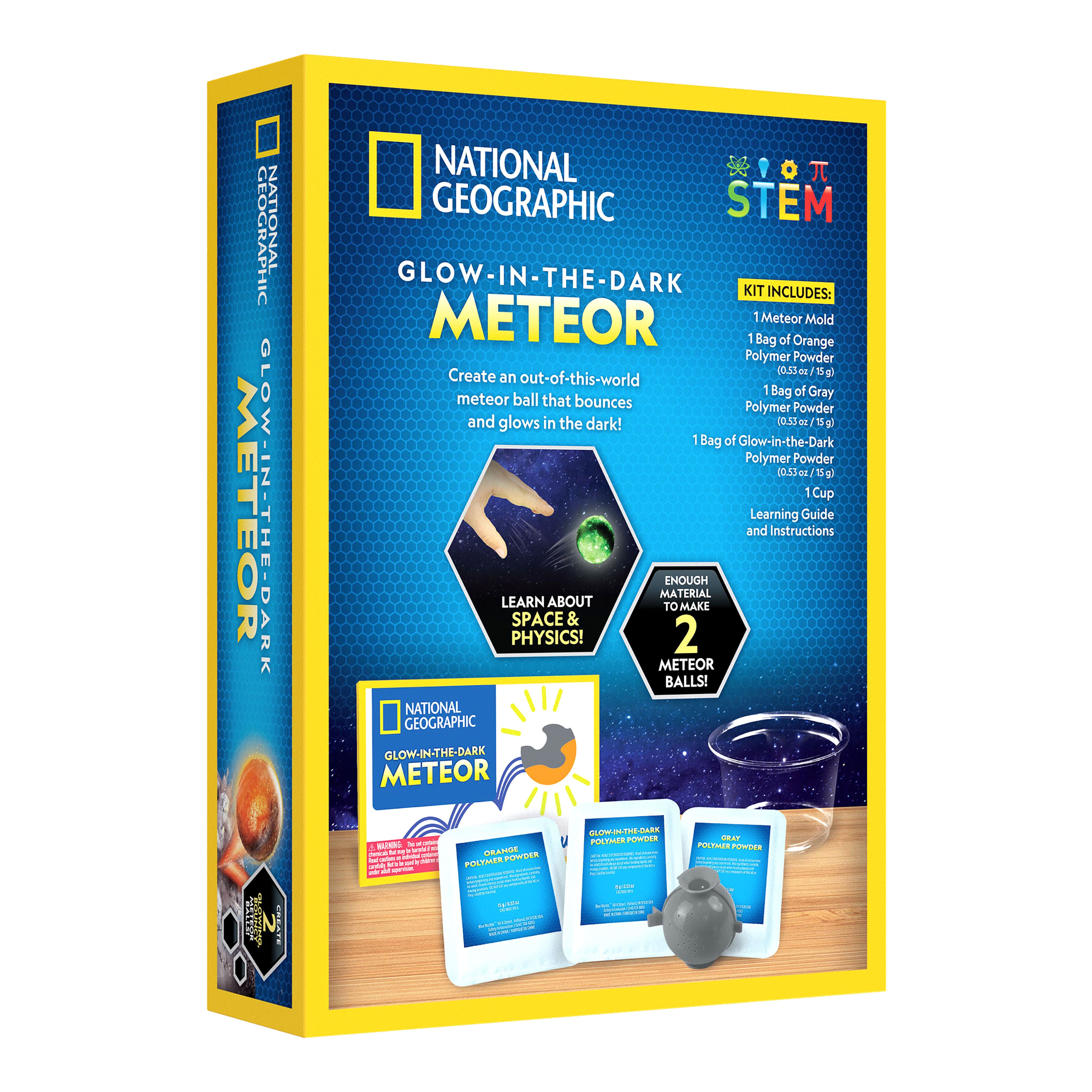 National Geographic&#x2122; Glow-in-the-Dark Meteor Science Kit