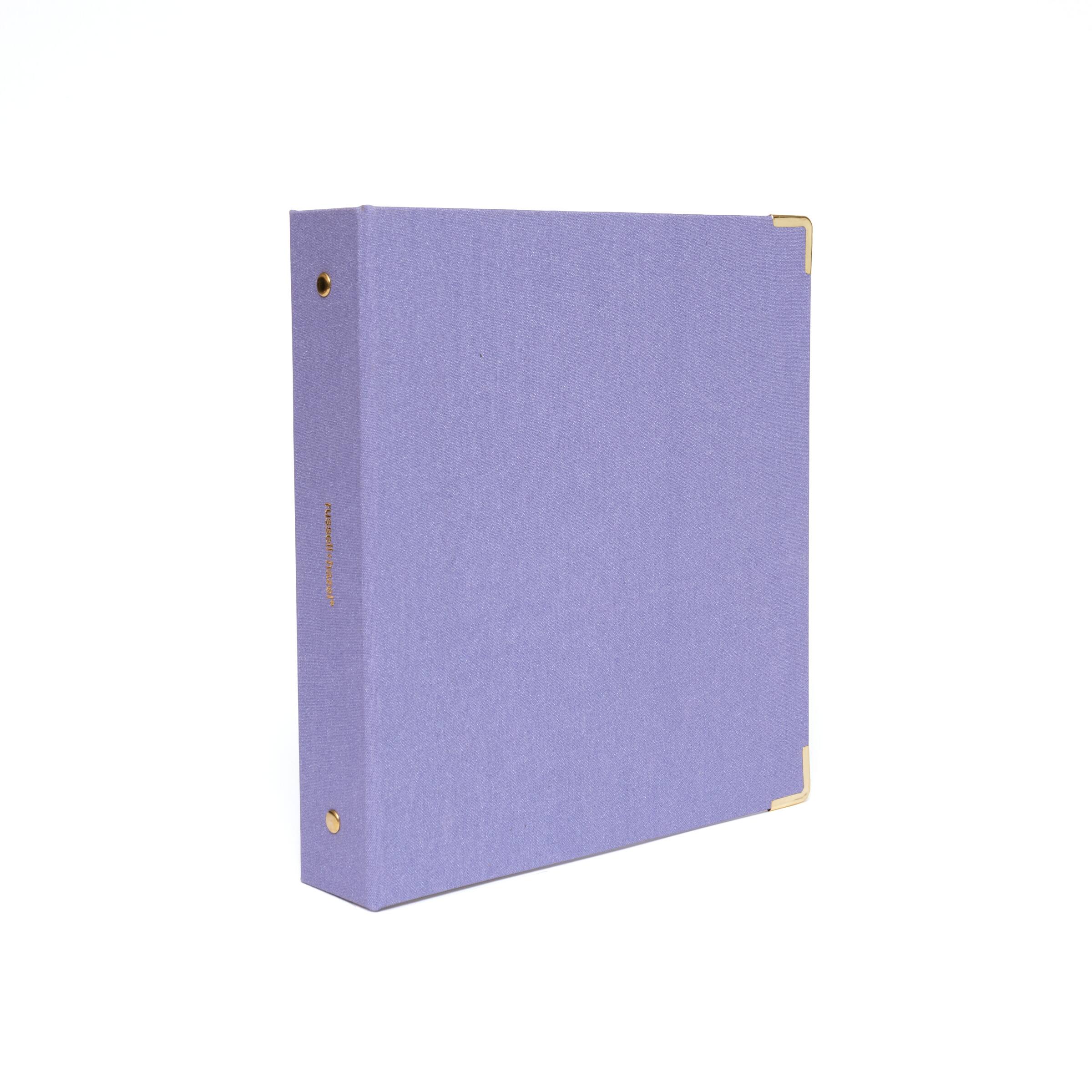 russell + hazel® Graylac Bookcloth Mini 3Ring Binder Michaels