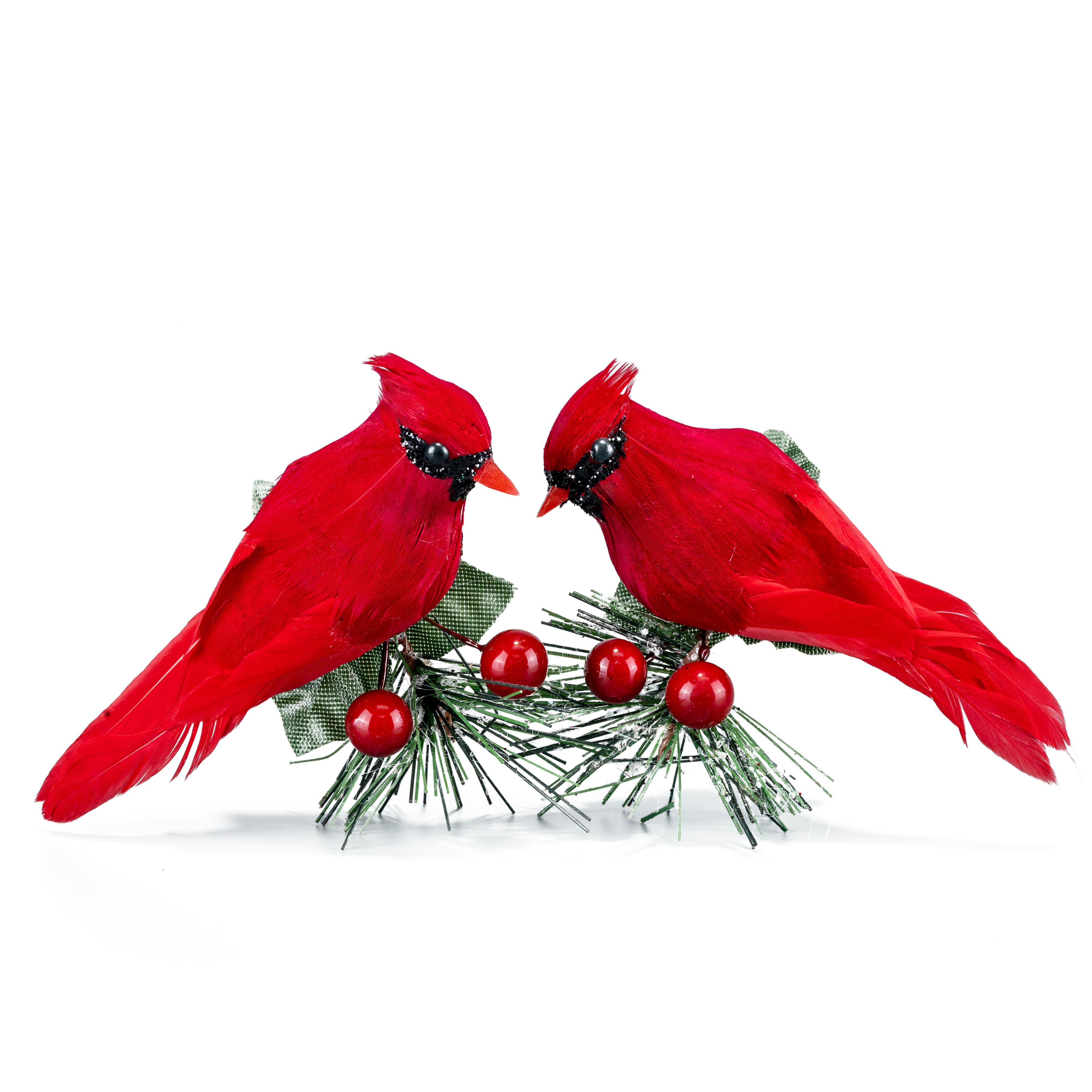 Red Clip-On Feather Cardinals, 2ct. by Ashland&#xAE;
