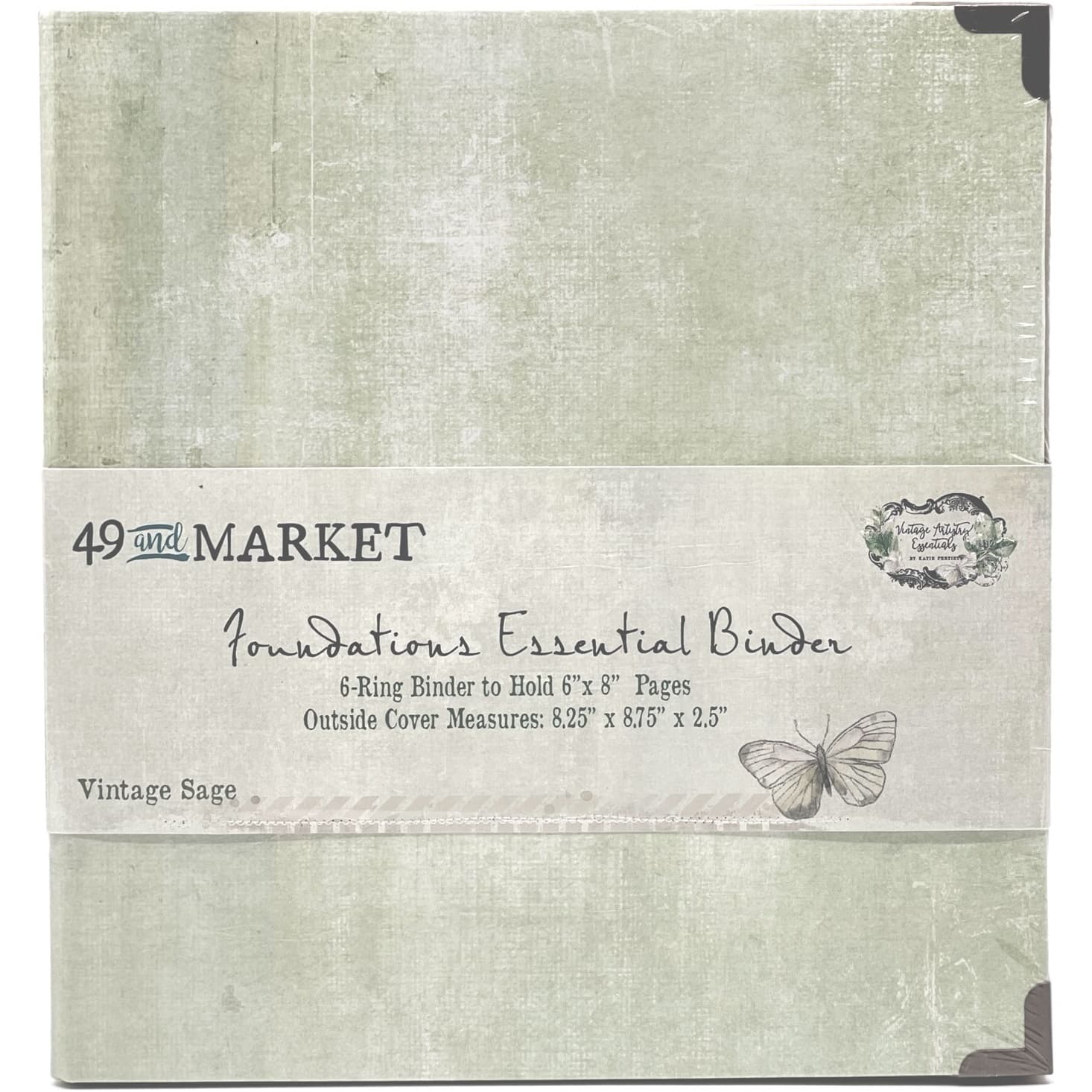 49 And Market Vintage Sage Foundations Essentials Binder | D-Ring ...