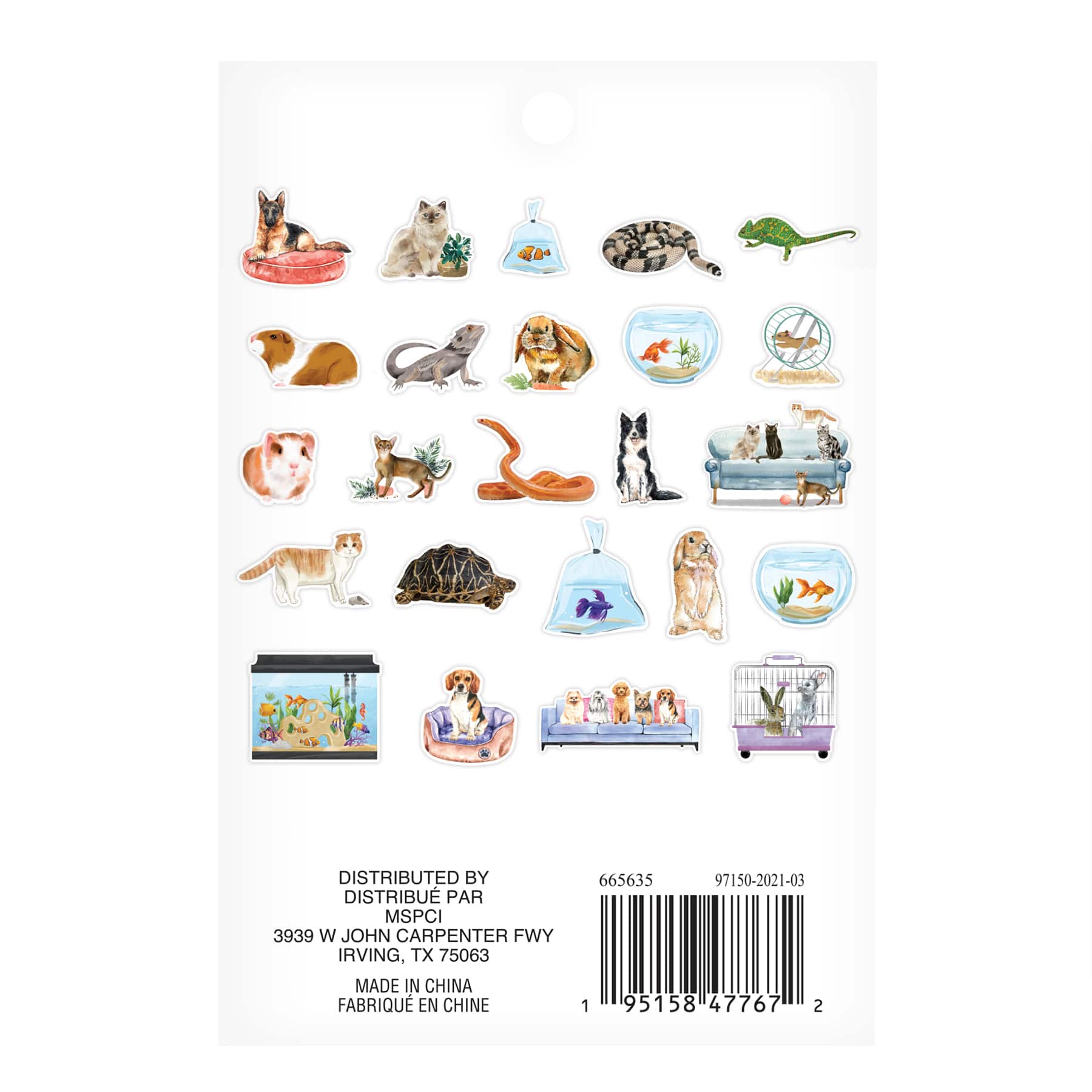 12 Pack: Pets Die Cut Stickers by Recollections&#x2122;