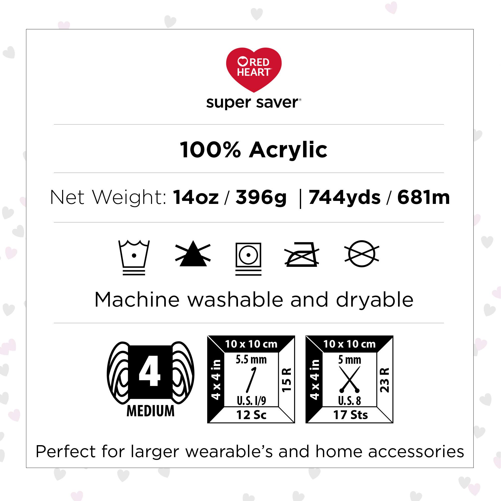 Red Heart&#xAE; Super Saver&#xAE; Solid Jumbo Yarn, 14oz.