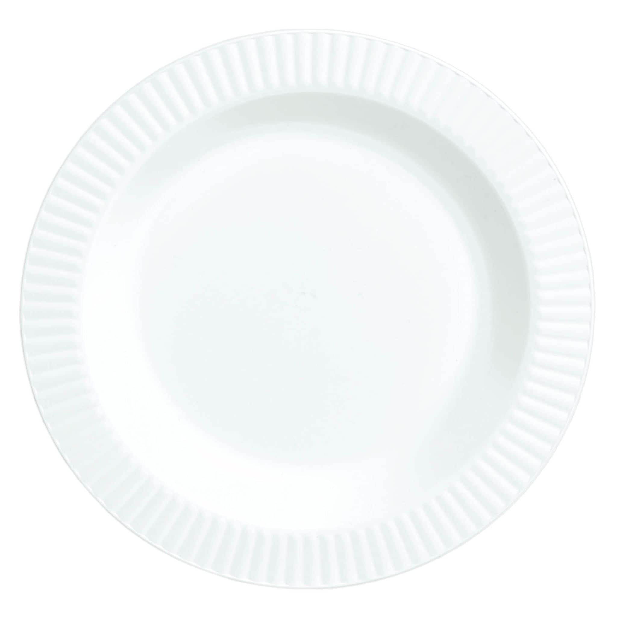 7.5&#x22; White Plastic Plates, 64ct.