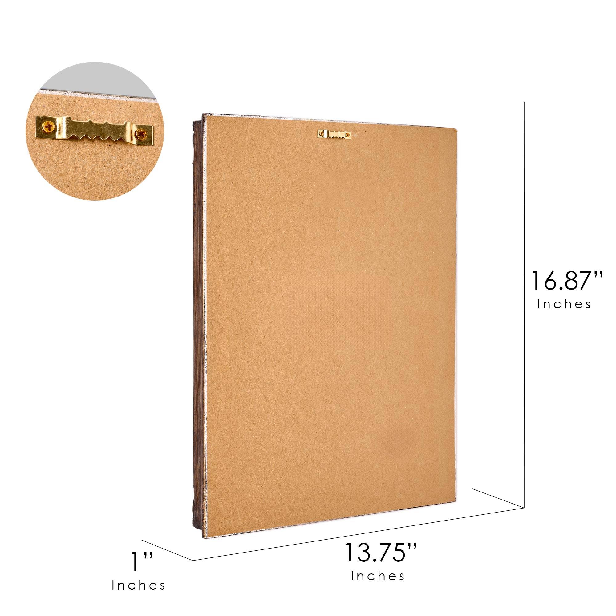 American Art Decor Deer John Ornate Framed Bar Wall Decor - 16.87" x 13.75" x 1"