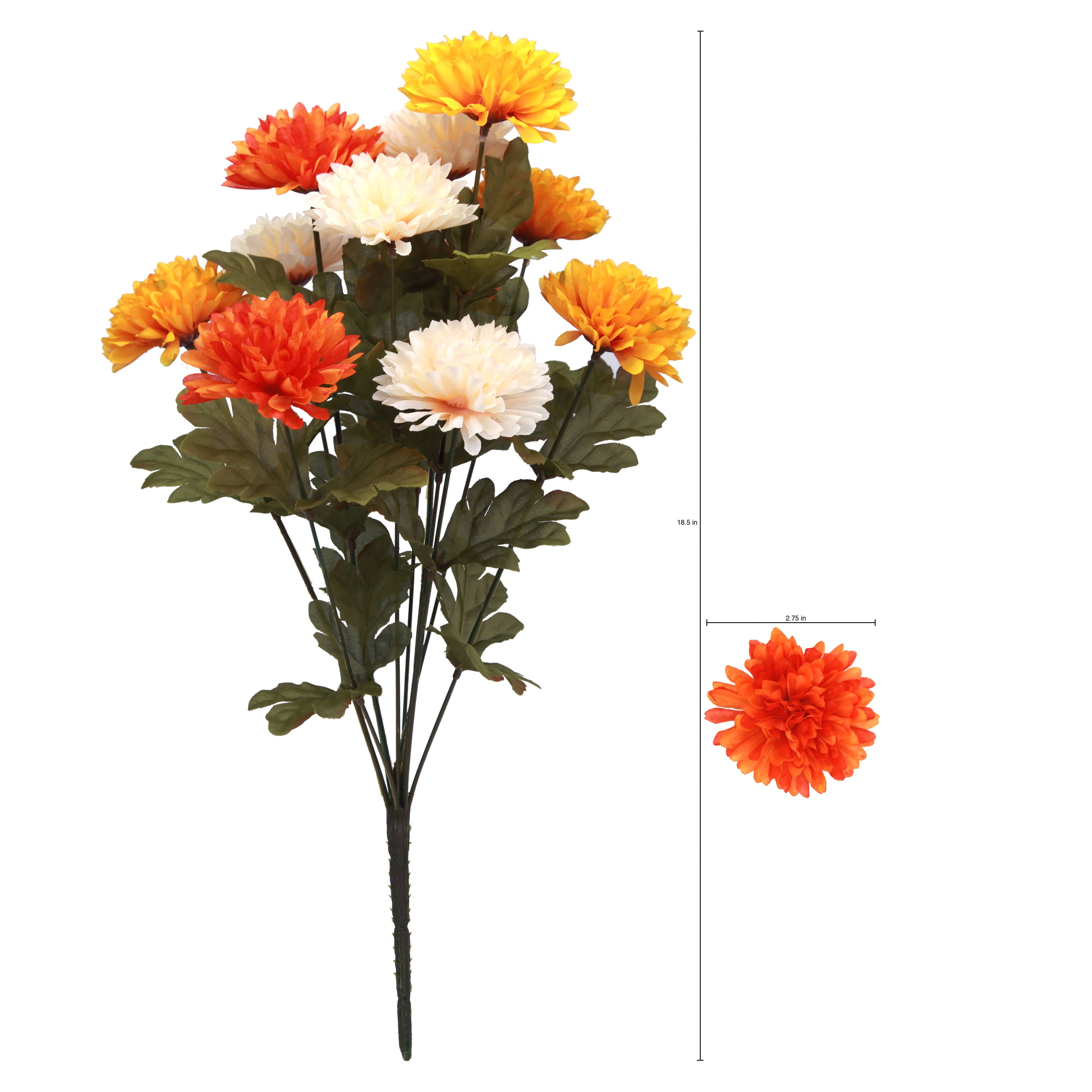 18.5&#x22; Basic Mum Mix Bush by Ashland&#xAE;