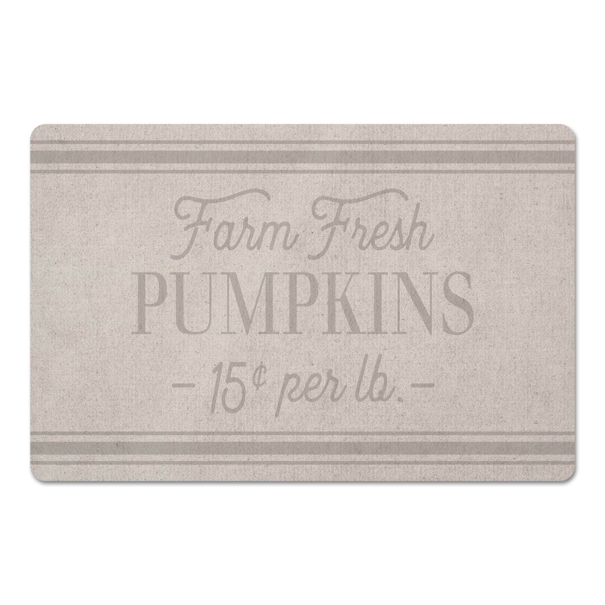 Farm Fresh Pumpkins Floor Mat