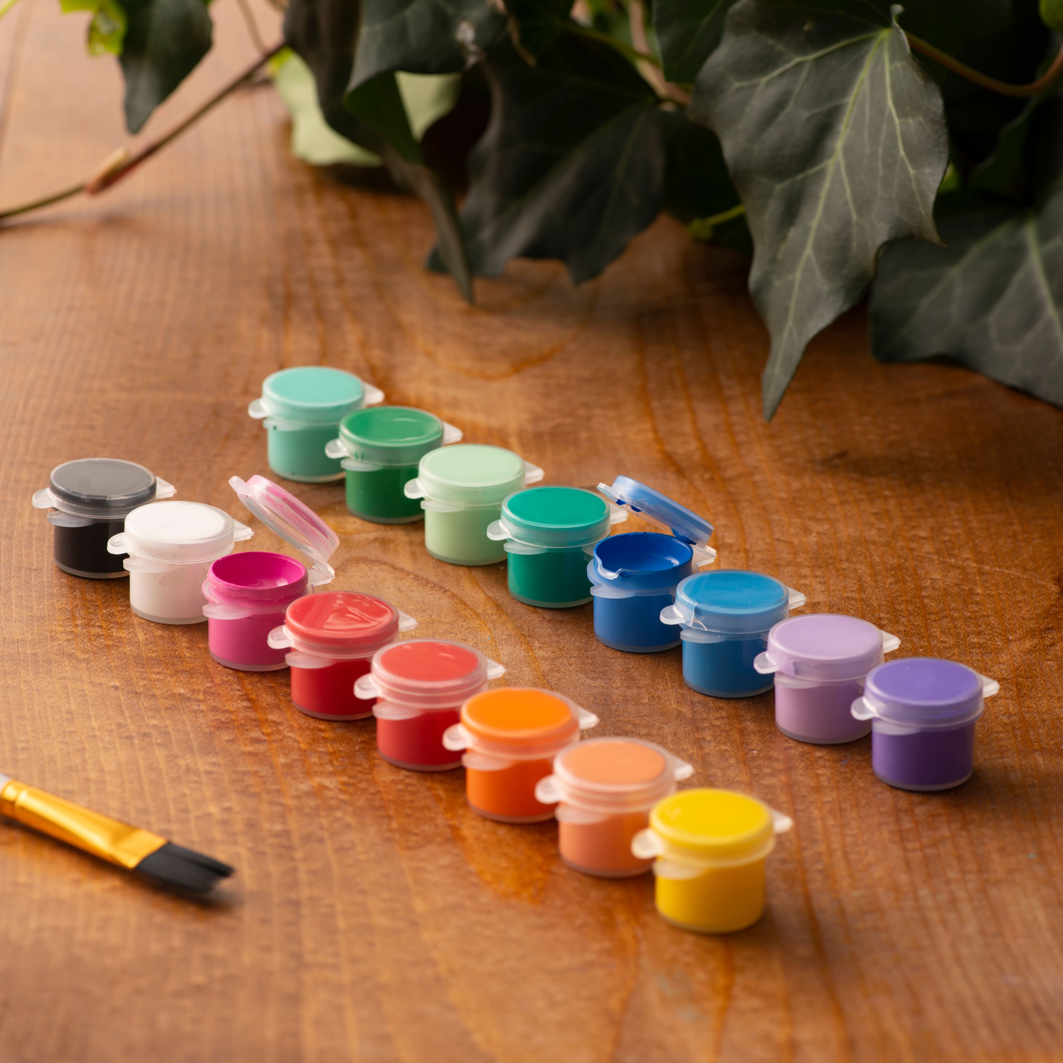 12 Pack: Bright Acrylic Paint Pot Set by Craft Smart&#xAE;