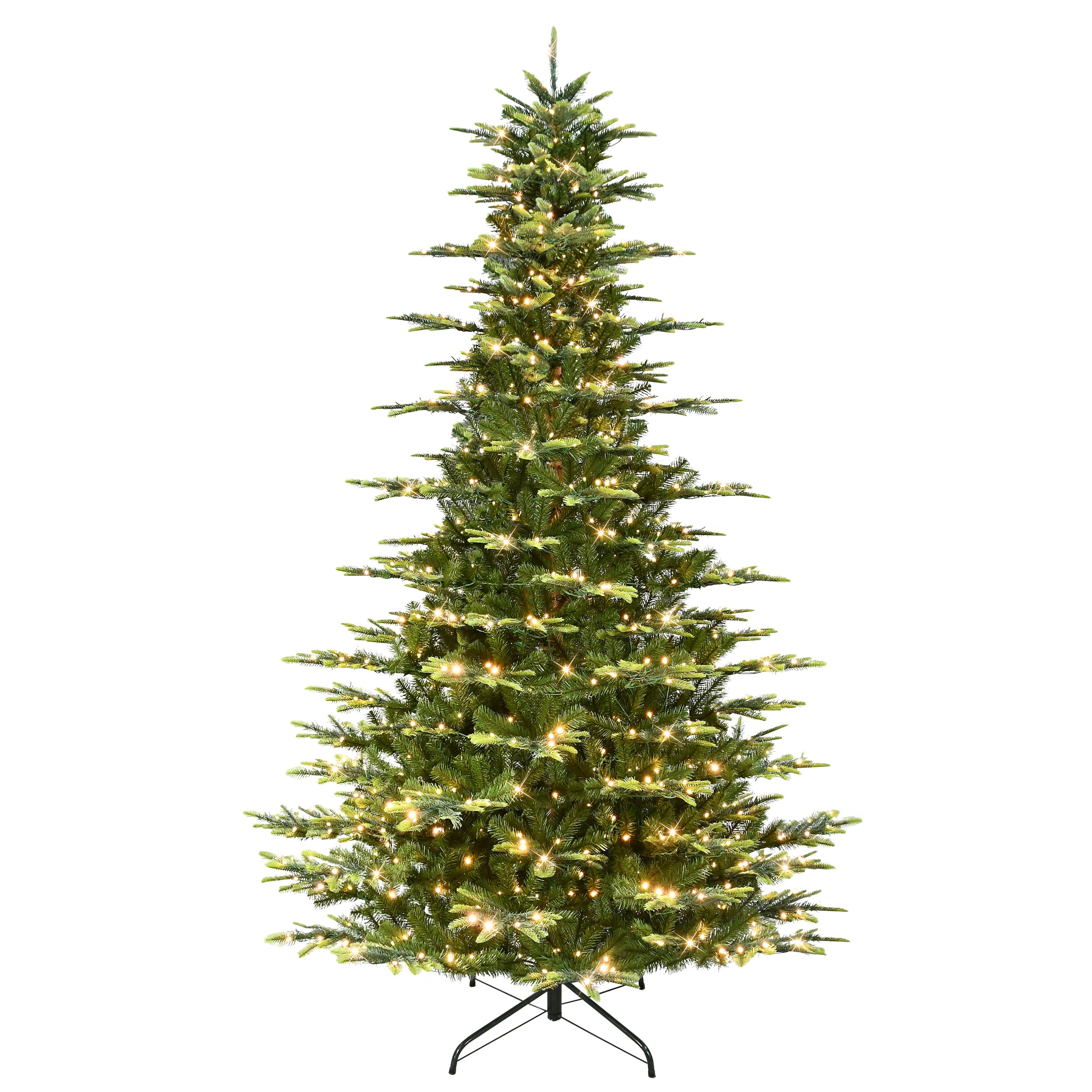9ft. Pre-Lit Aspen Fir Artificial Christmas Tree, Dual-Color LED Lights