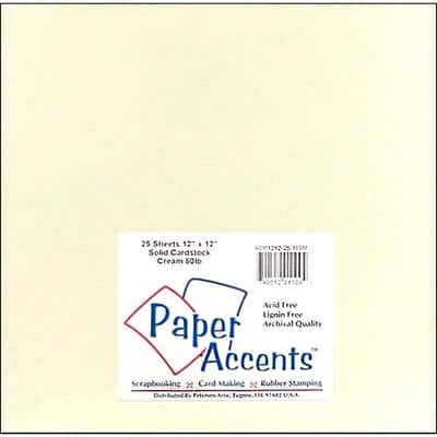 PA Paper Accents Textured Cardstock 12� x 12� Clove, 80lb colored cardstock  paper for card making, scrapbooking, printing, quilling and crafts, 25  piece pack