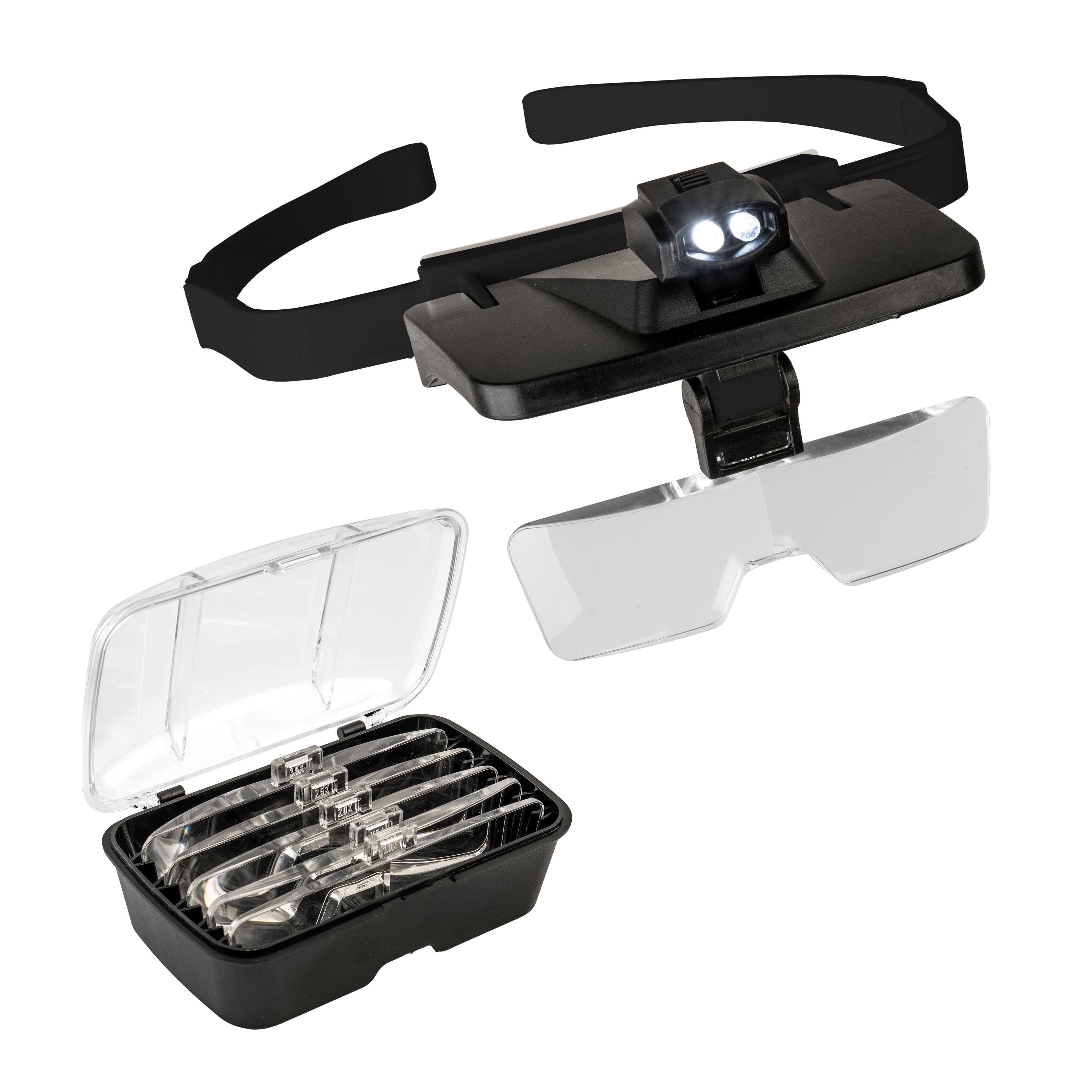 John Bead Head Mounted Magnifier with Lights