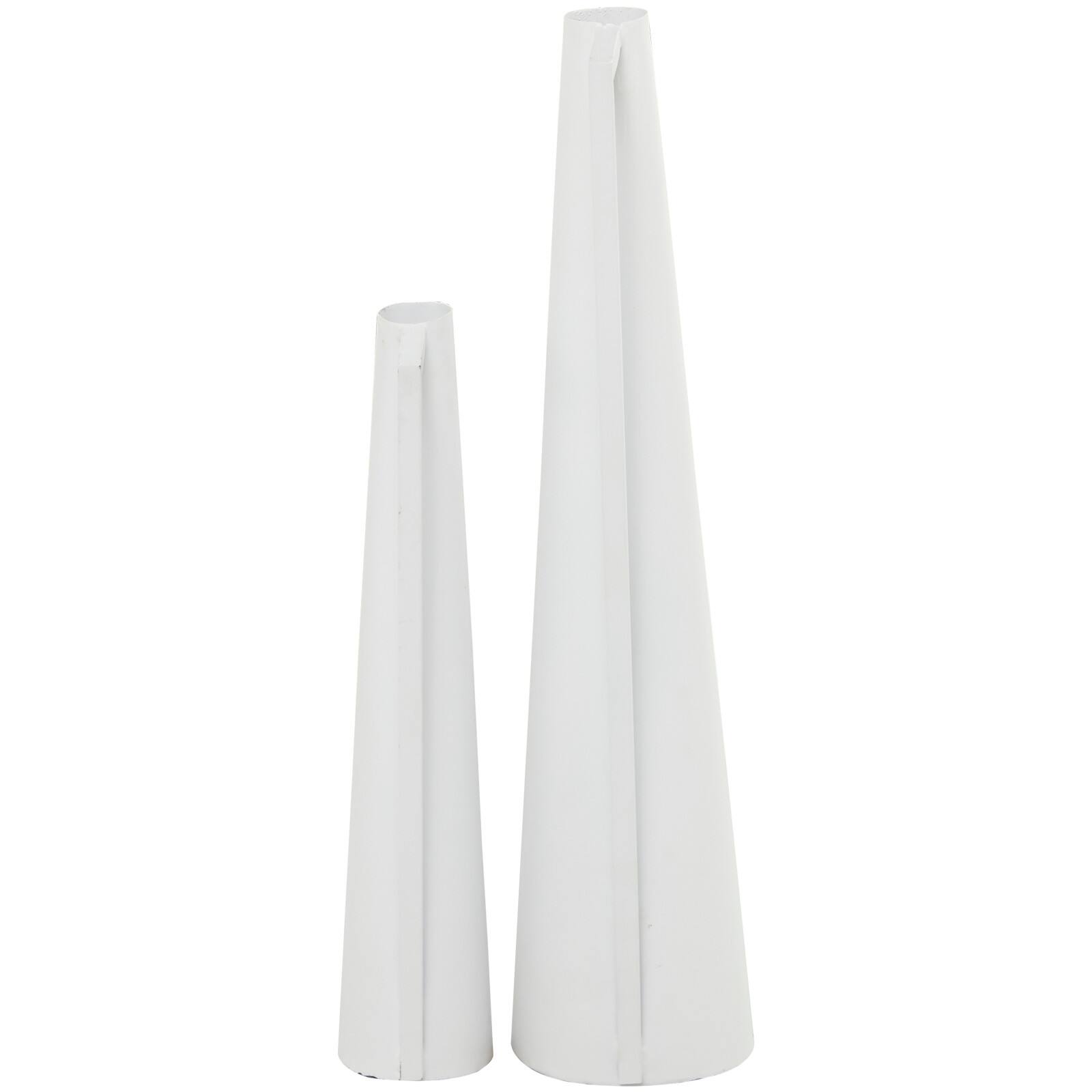 CosmoLiving by Cosmopolitan Metal Slim Vase with Handles Set of 2 22