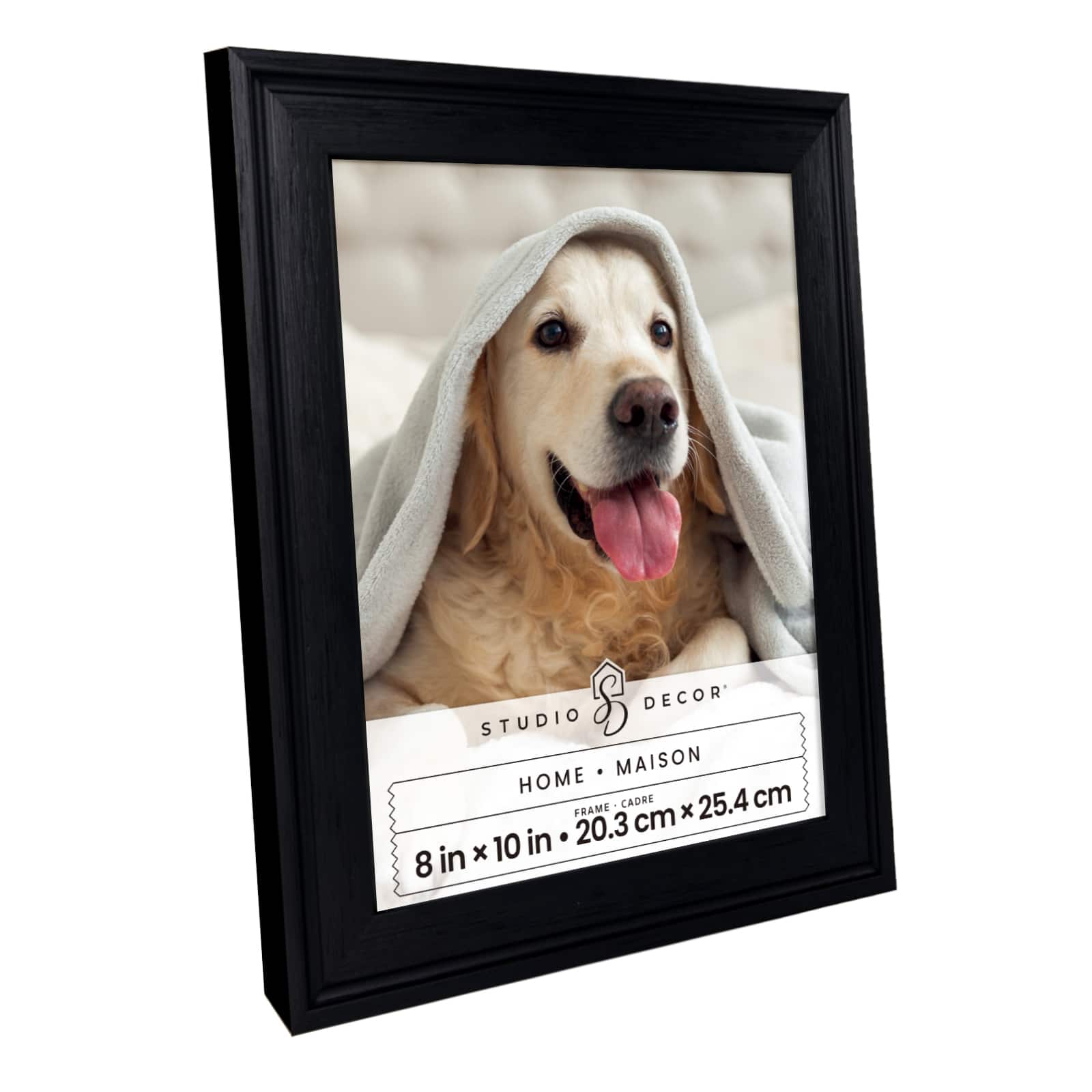 Home 8&#x22; x 10&#x22; Black Ridge Wood Frame by Studio D&#xE9;cor&#xAE;