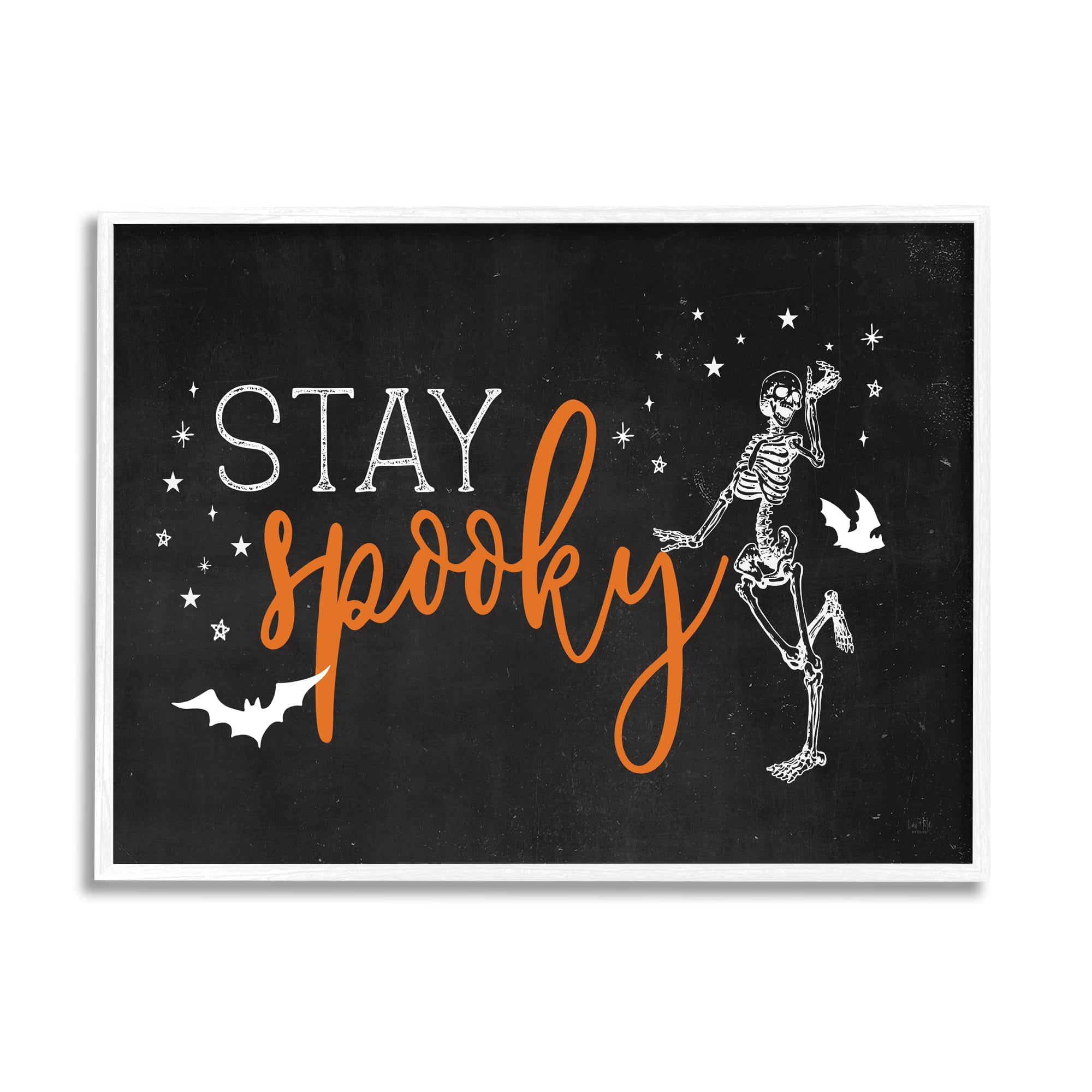 Stupell Industries Stay Spooky Skeleton Framed Giclee Art