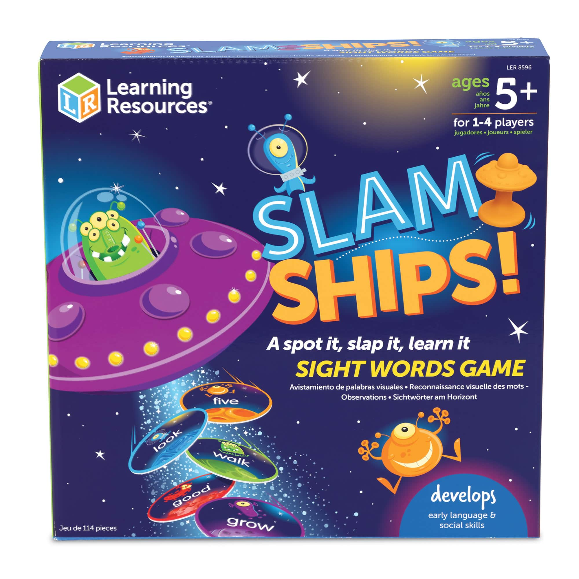 Learning Resources Slam Ships Sight Word Game