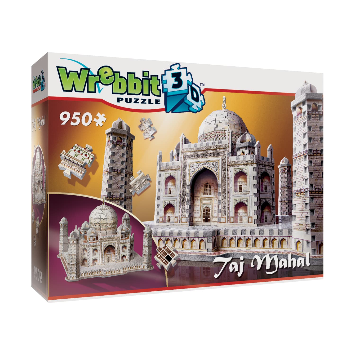 Wrebbit 3D Puzzle&#x2122; Taj Mahal 950 Piece Puzzle