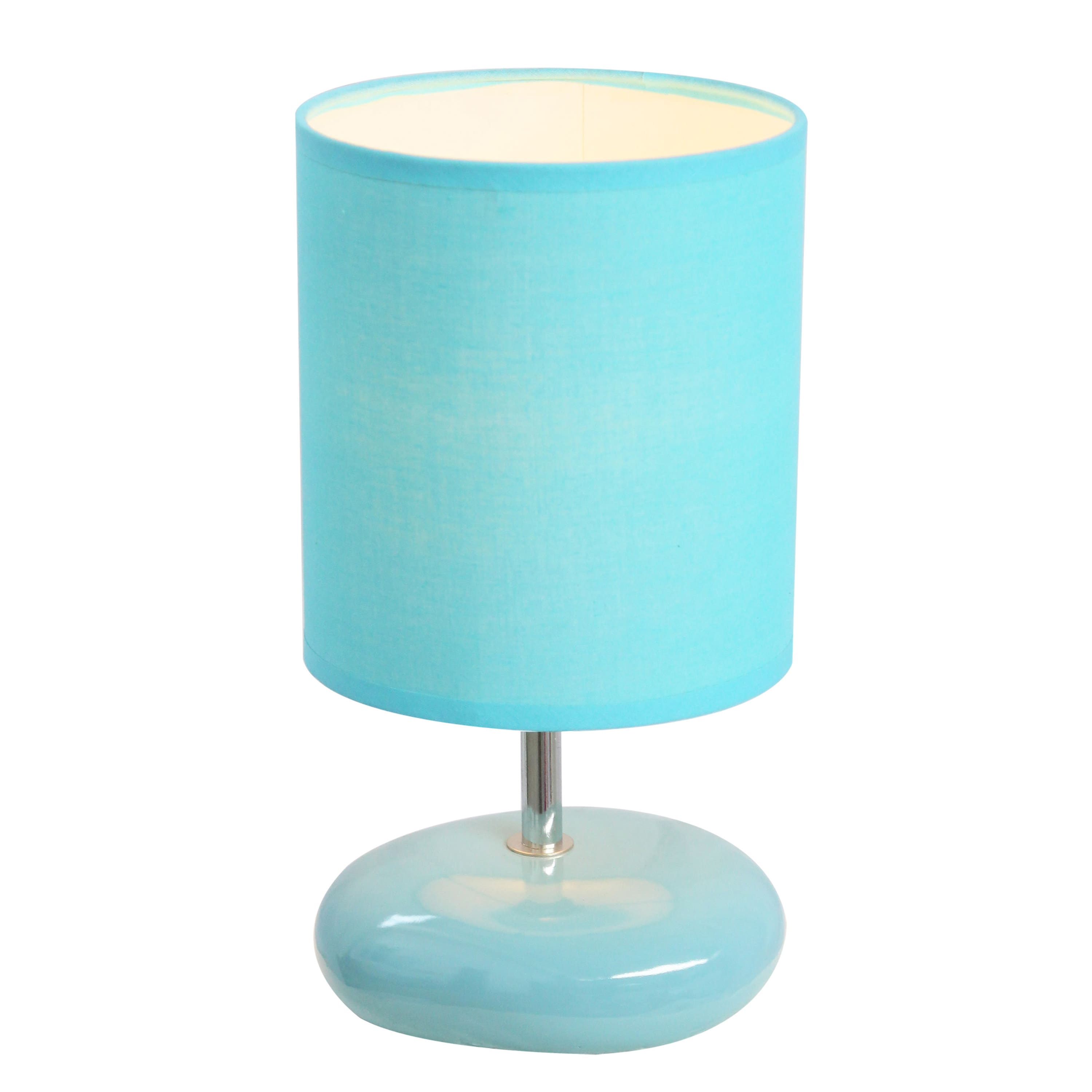 Simple Designs Stonies Small Stone Look Table Lamp