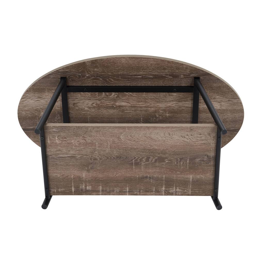 Household Essentials 39" Jamestown Oval Coffee Table