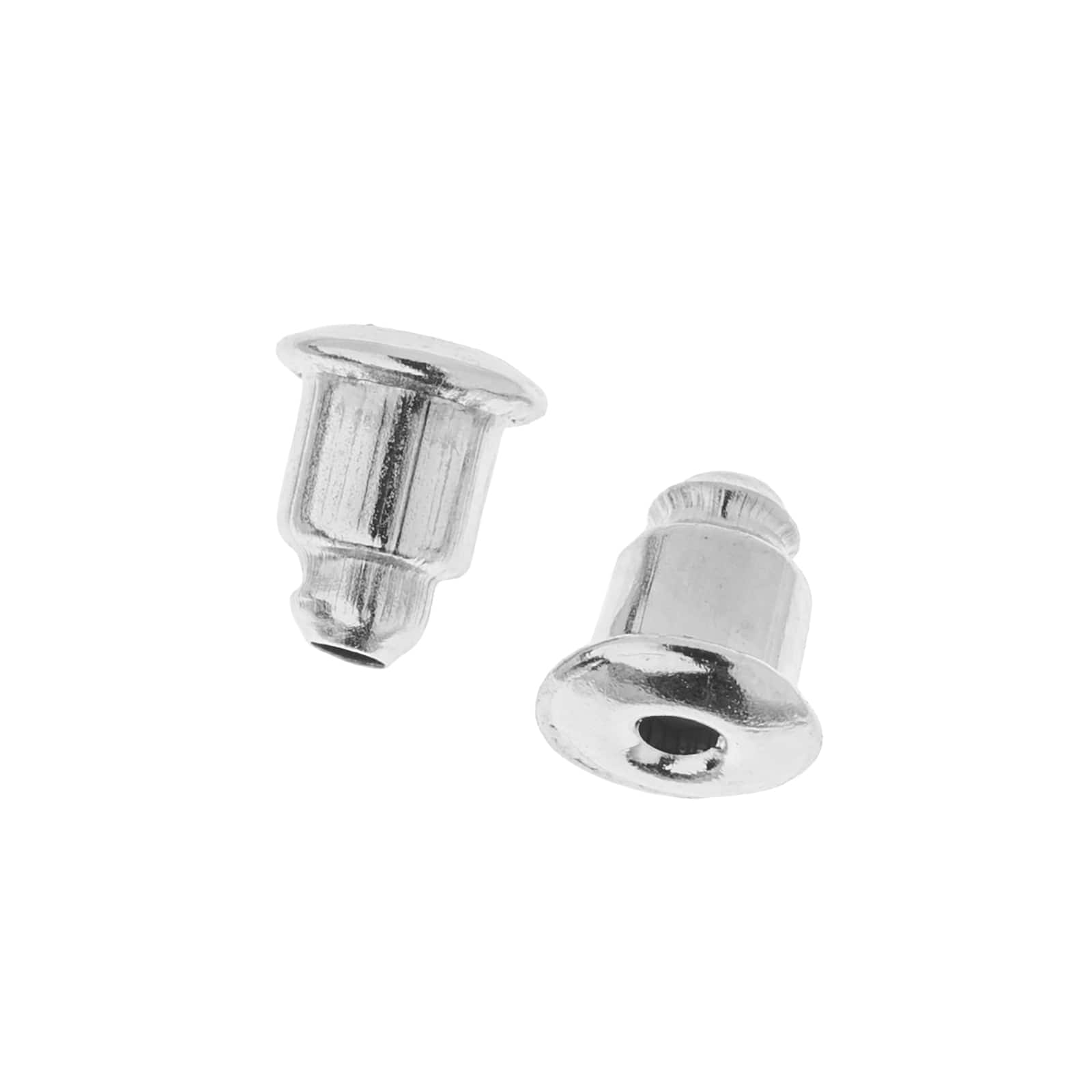 John Bead Must Have Findings 4.5mm x 5mm Earring Bullet Clutches, 10ct.