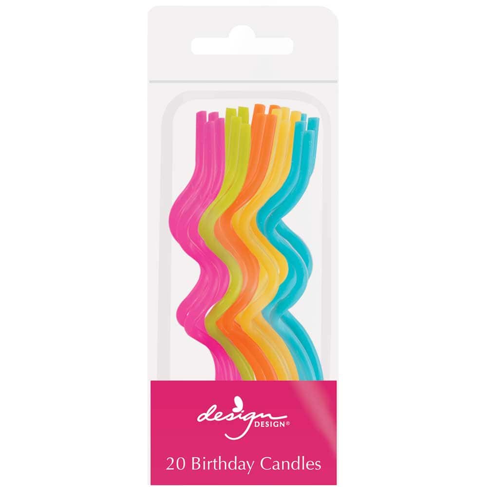 Design Design Twisted Style Specialty Birthday Candles Set