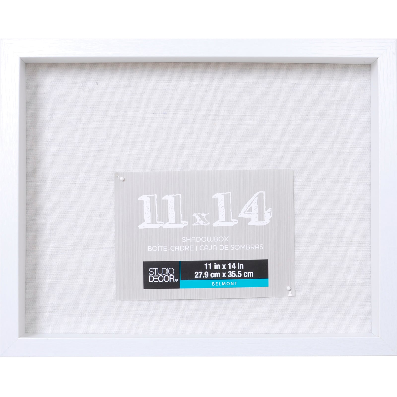 8 Pack: White Belmont 11" x 14" Shadowbox by Studio Décor®