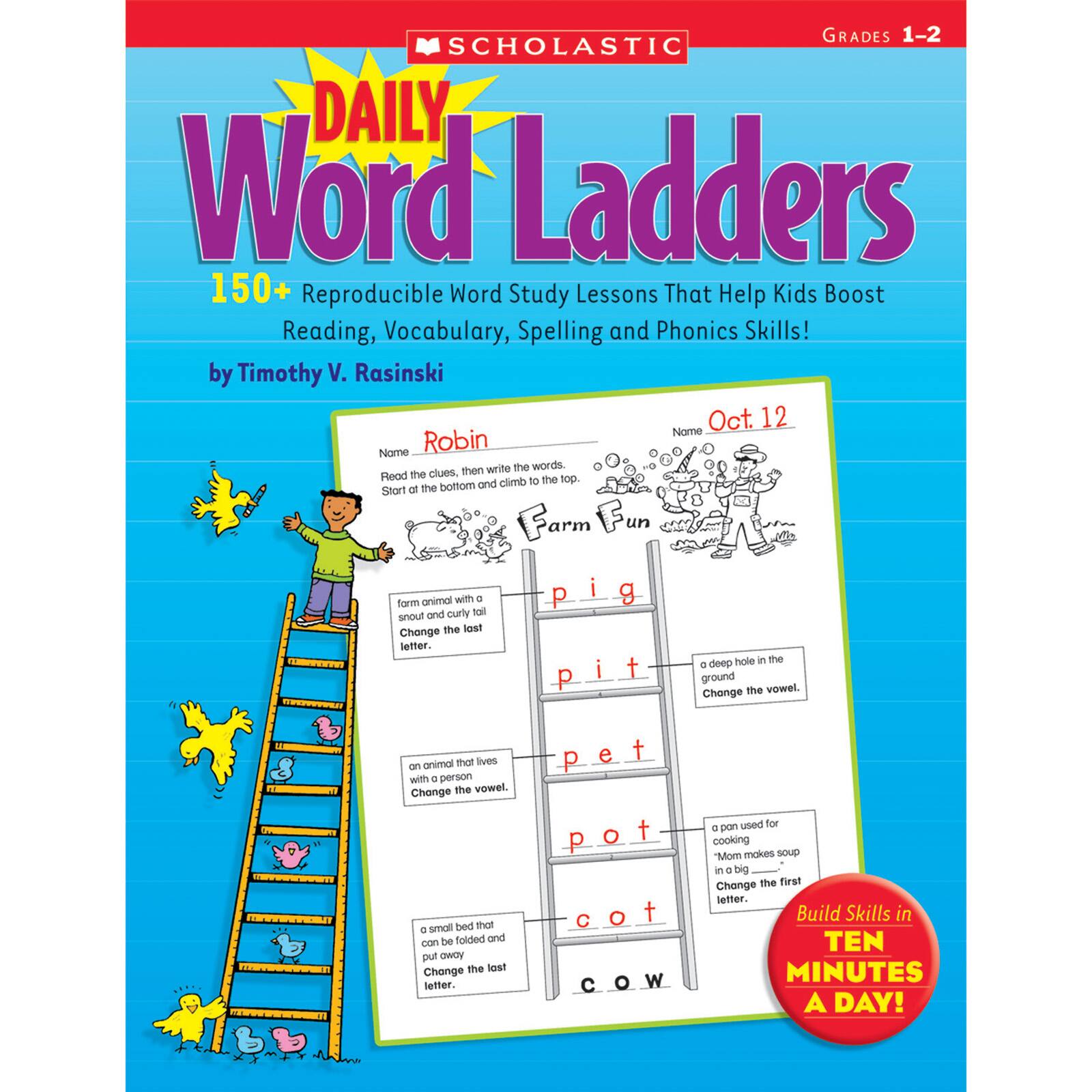 Scholastic® Daily Word Ladders Book, Grades 1-2