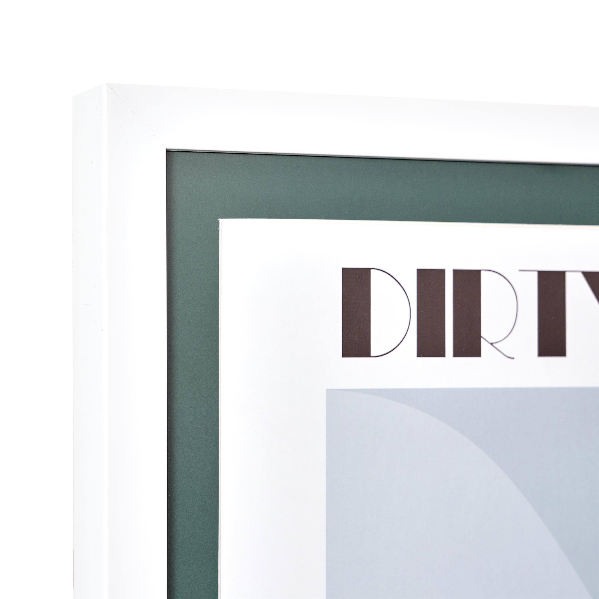 American Art Decor Tipsy Framed Dirty Martini Cocktail Poster - 16" x 20" x .75"