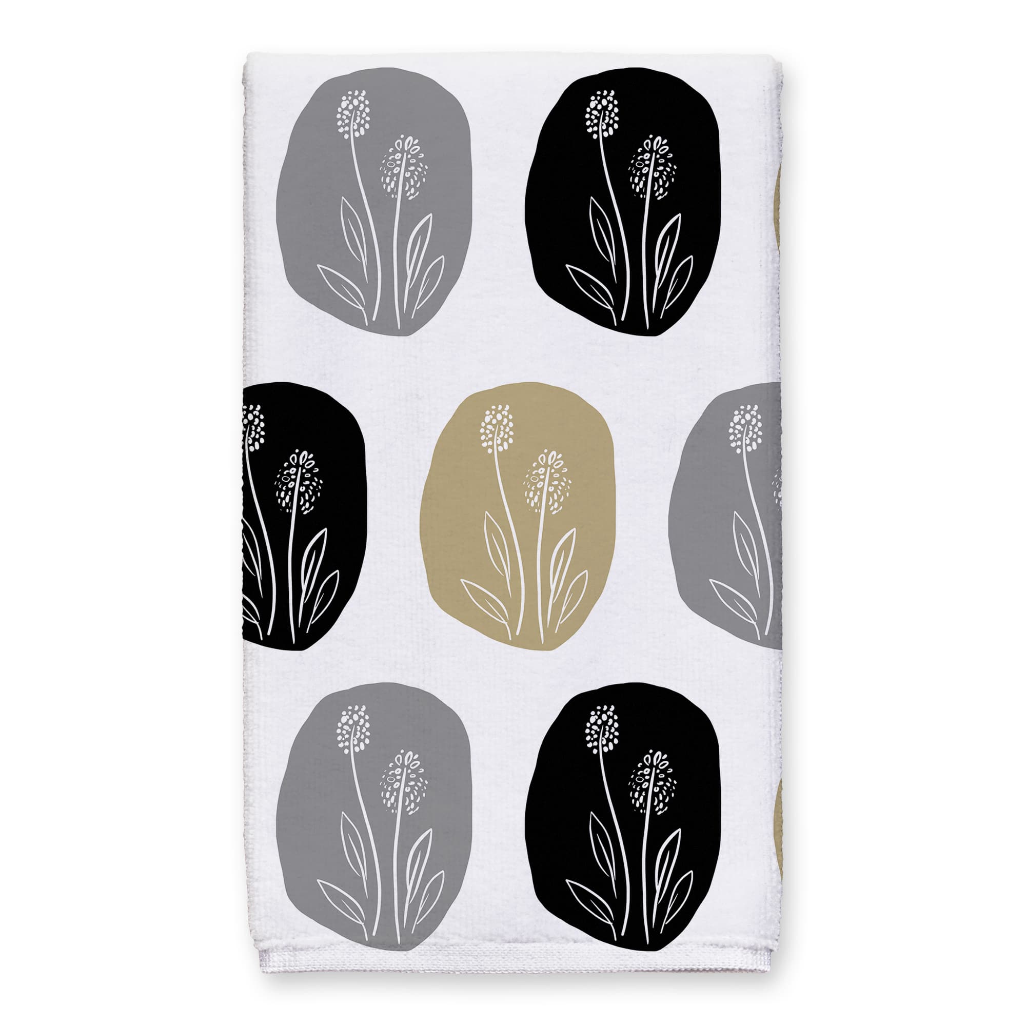 Simple Contour Flower 16" x 25" Tea Towel Set of 2
