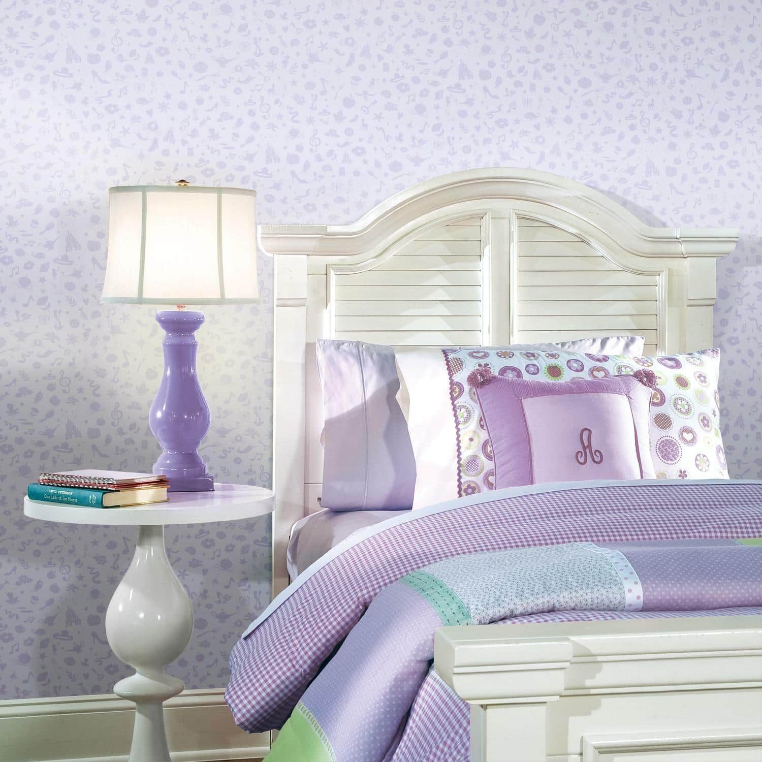 RoomMates Disney&#xAE; Princess Icons with Glitter Peel &#x26; Stick Wallpaper
