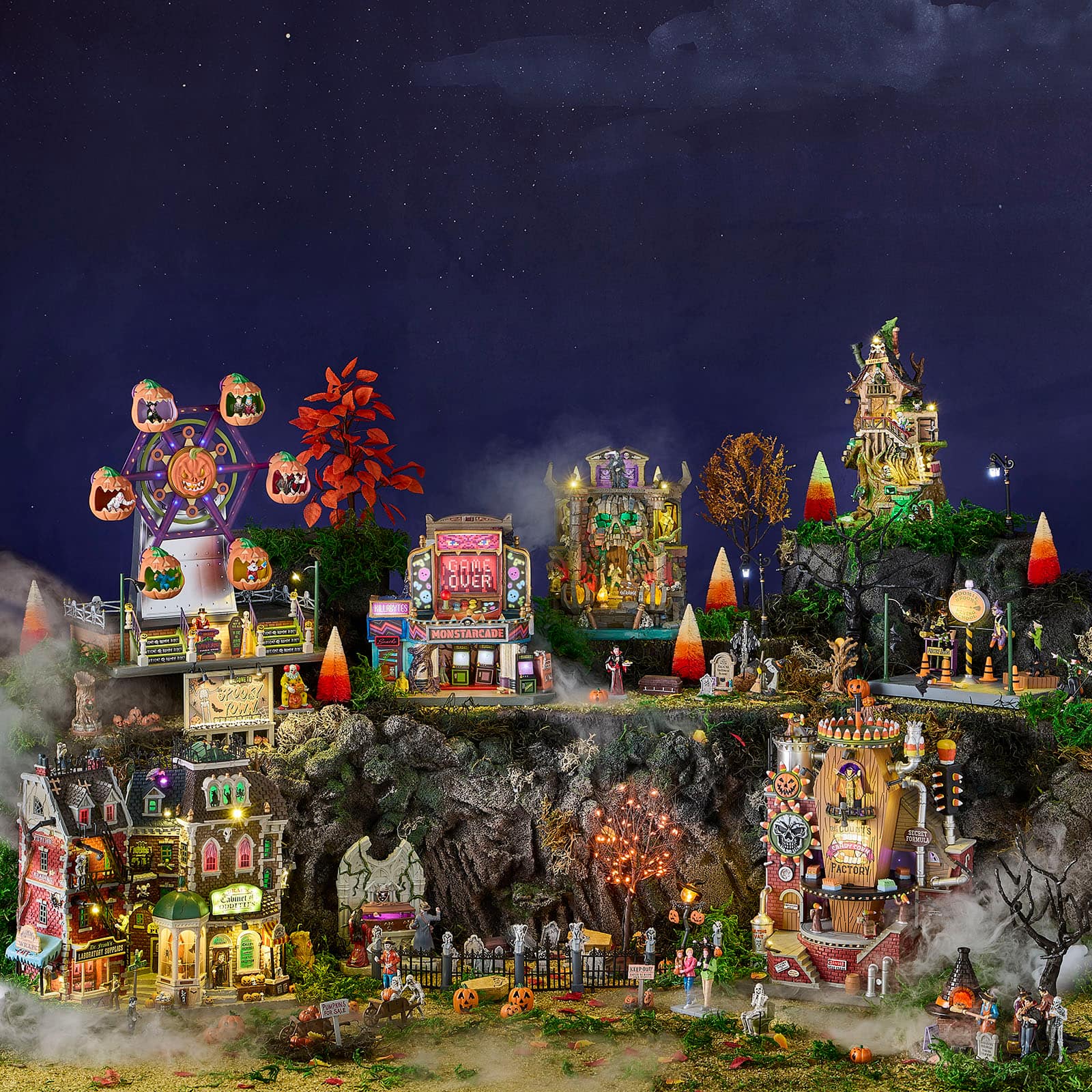 Lemax&#xAE; Spooky Town&#xAE; Petrified Forest Tree House
