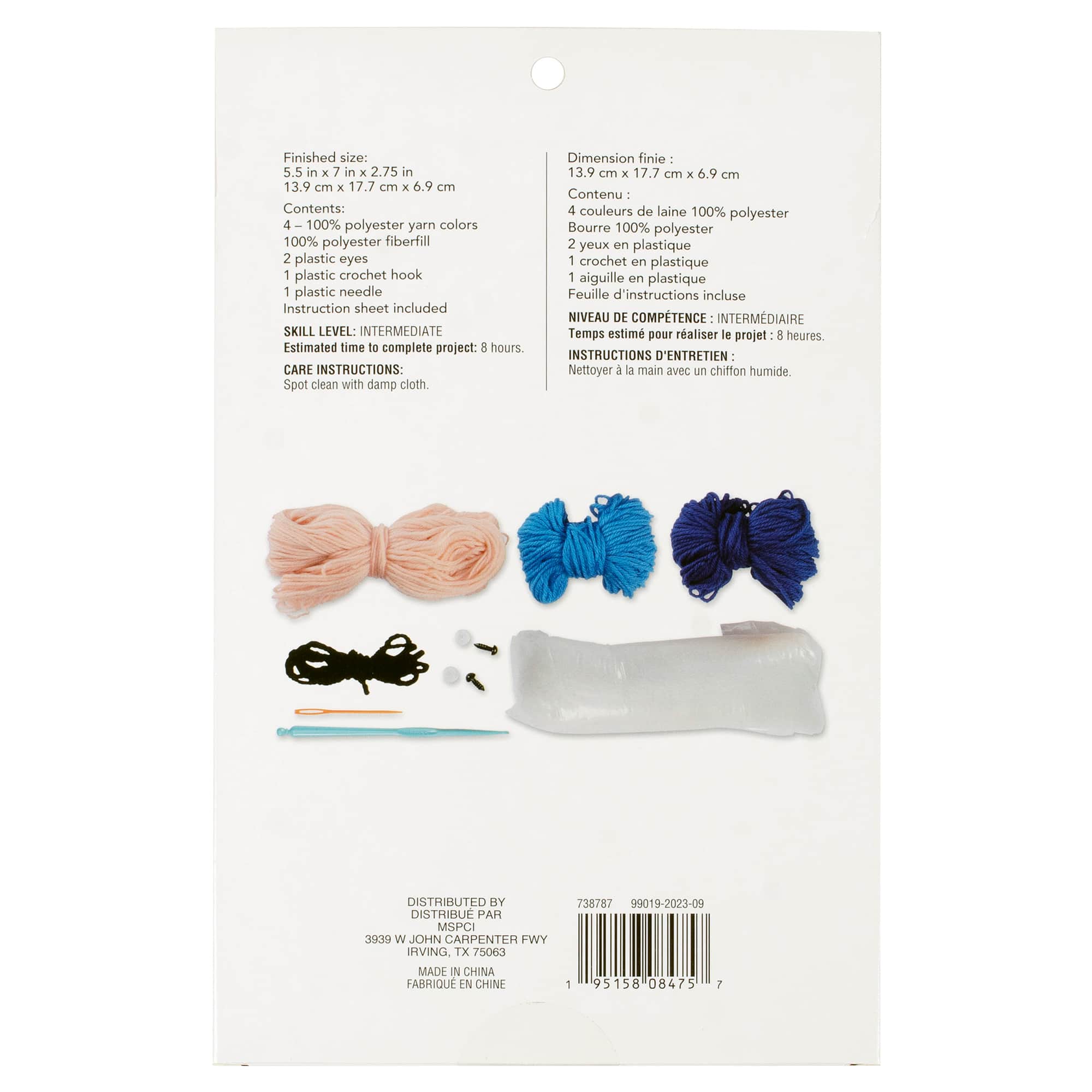 Intermediate Pig Amigurumi Crochet Kit by Loops &#x26; Threads&#xAE;