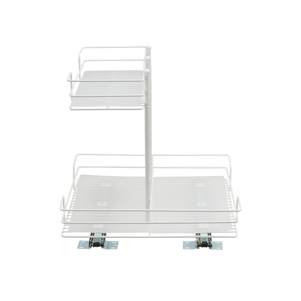 Household Essentials Glidez Double-Sided 2-Tier Organizer