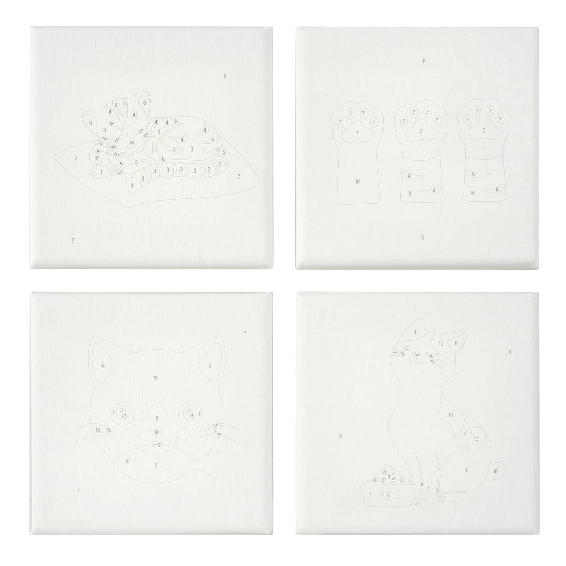 Cats Paint-by-Number Gallery Mini Kit by Artist's Loft®