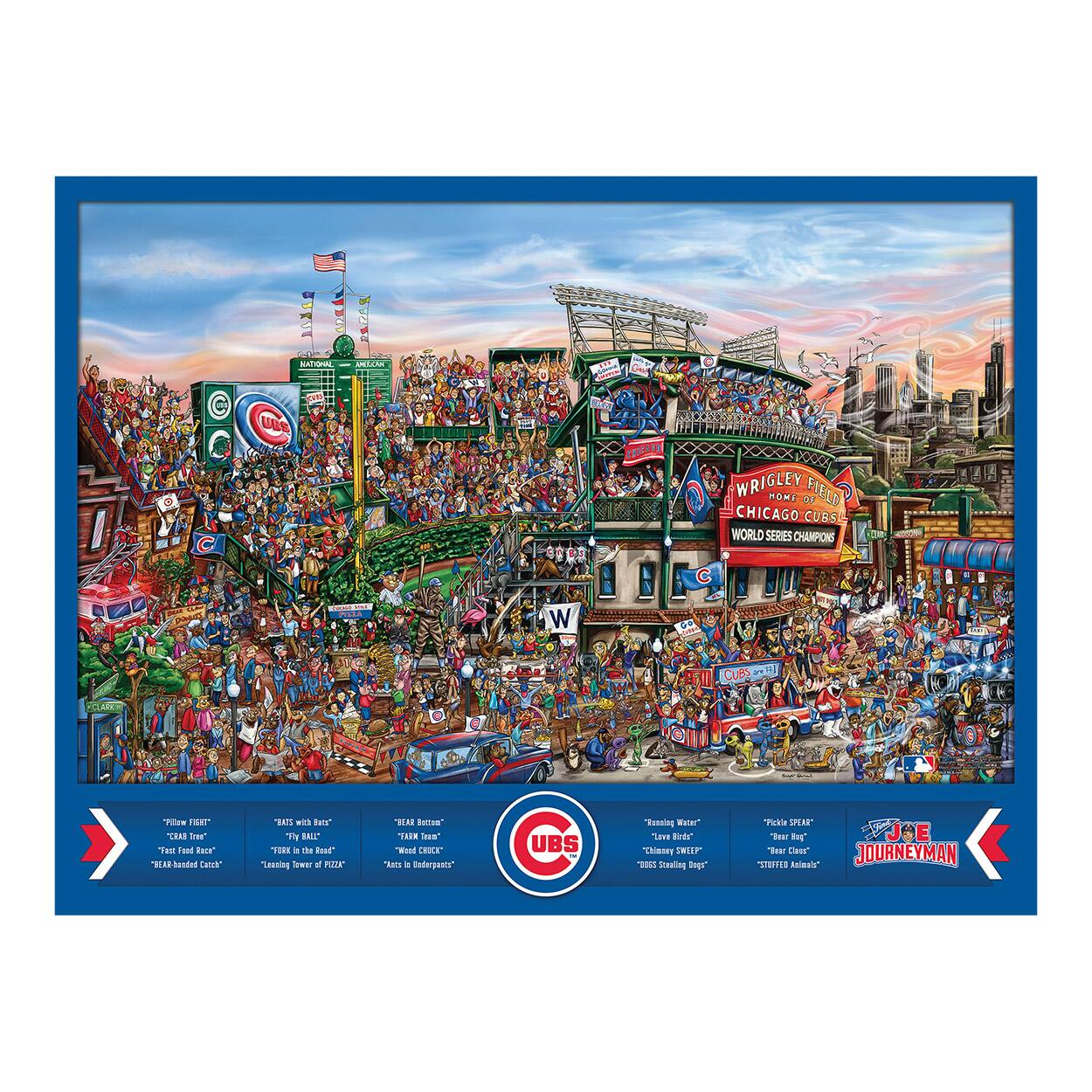 Chicago Cubs Joe Journeyman 500 Piece Puzzle