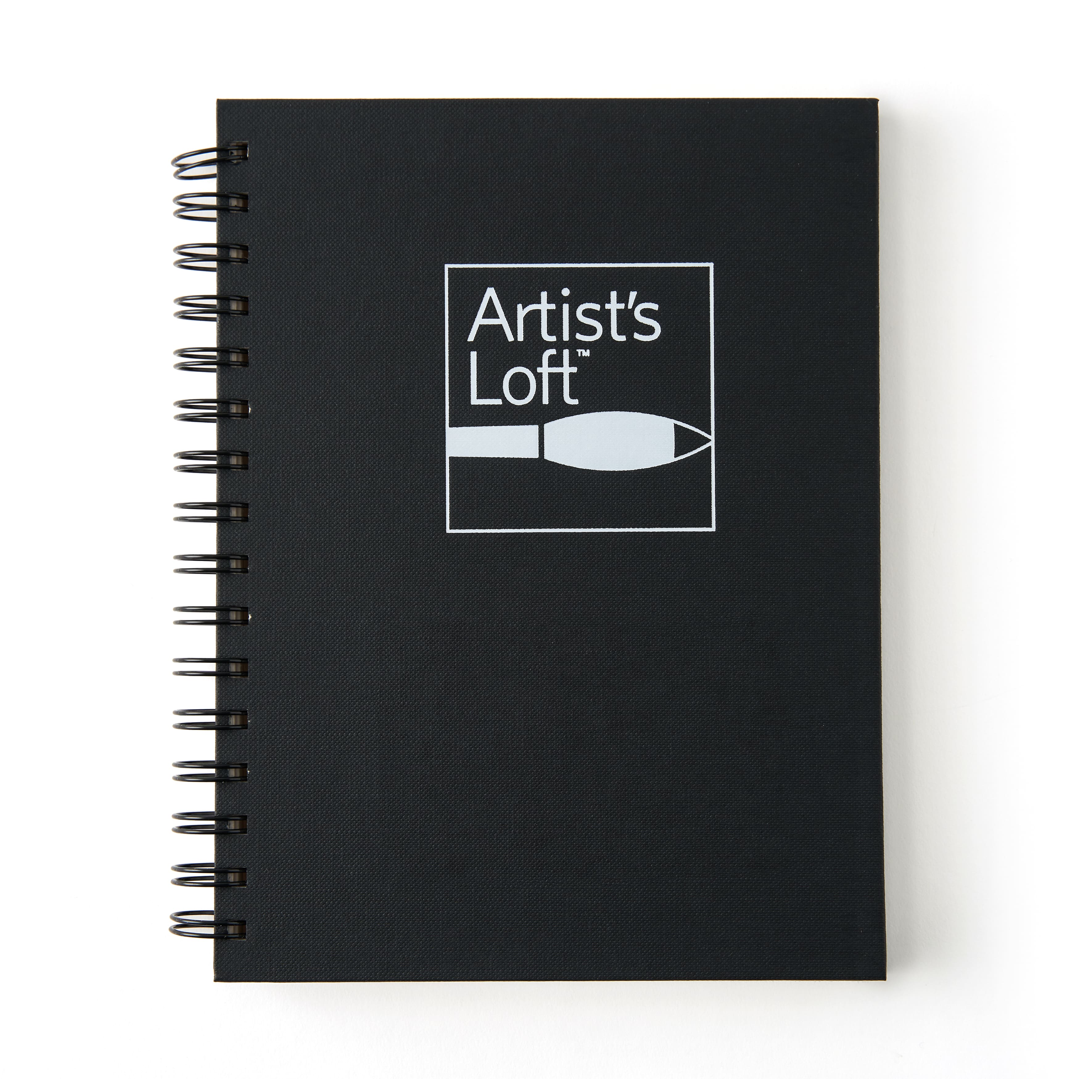 6 Pack: Black Hard Cover Sketchbook by Artist&#x27;s Loft&#x2122;, 5.5&#x22; x 8.5&#x22;