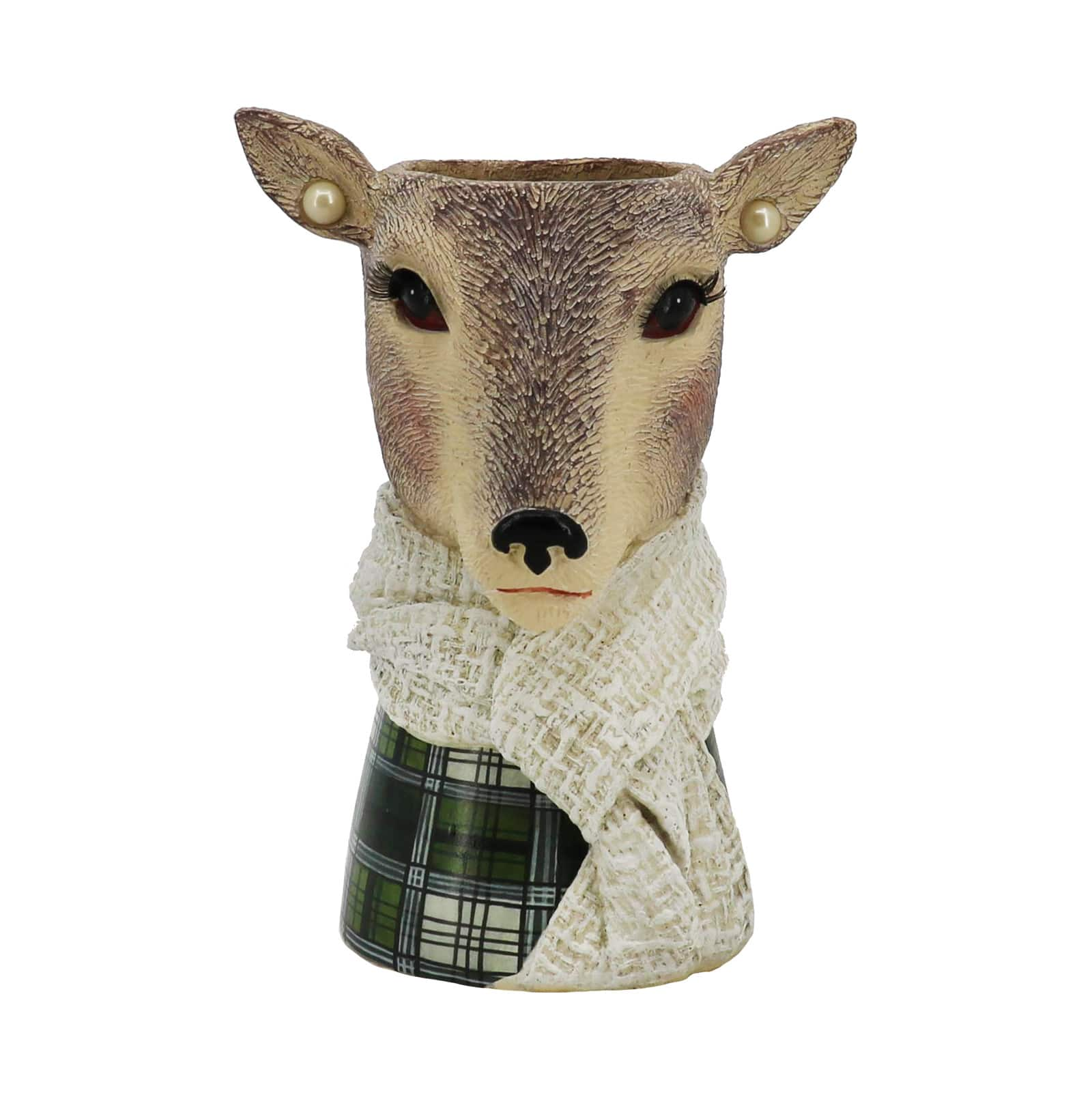 8&#x22; Deer with Scarf Decorative Container by Ashland&#xAE;