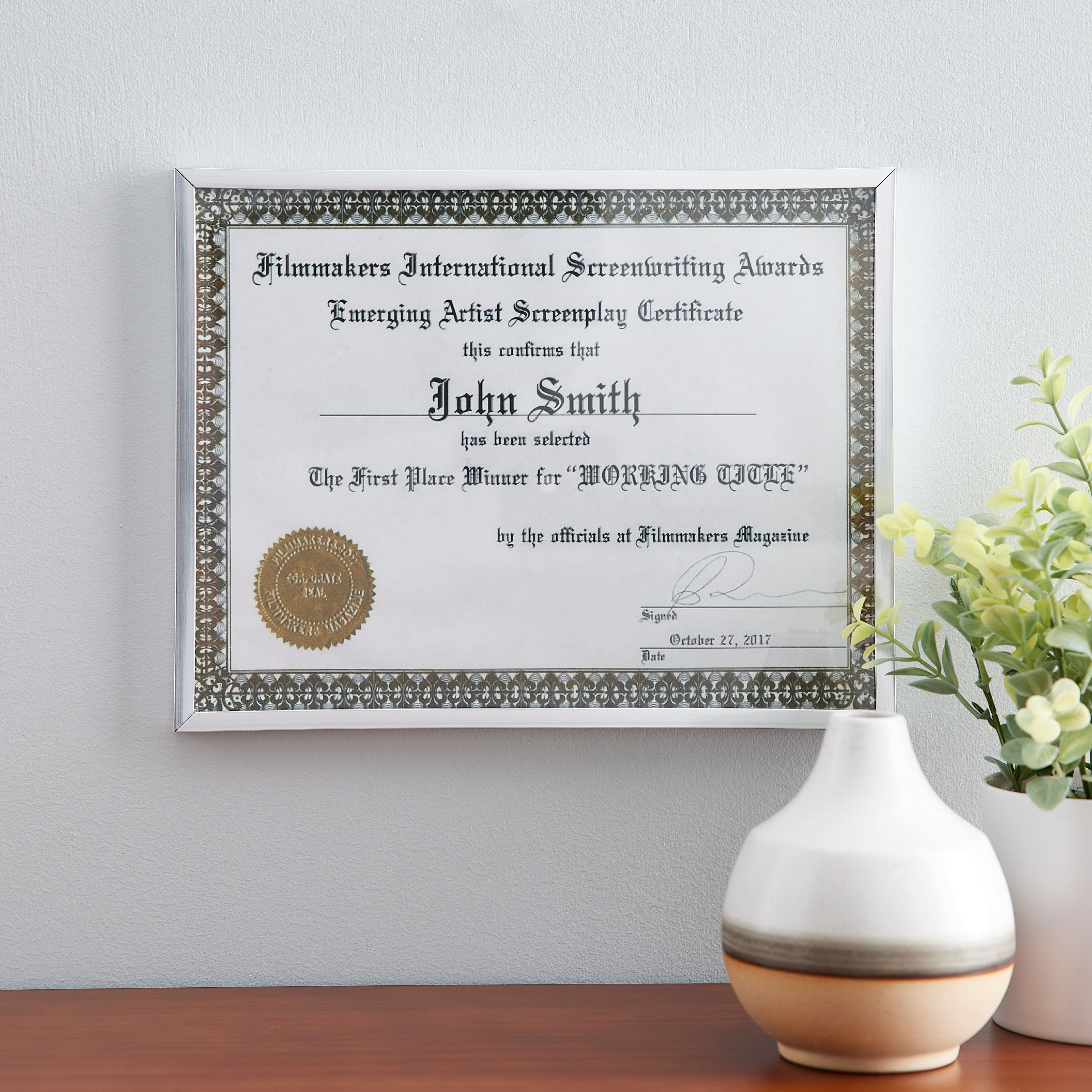 Basics Silver Multipurpose Frame by Studio D&#xE9;cor&#xAE;